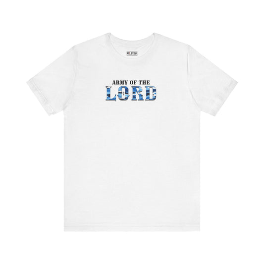 Blue Army Of The Lord Unisex Short Sleeve Tee