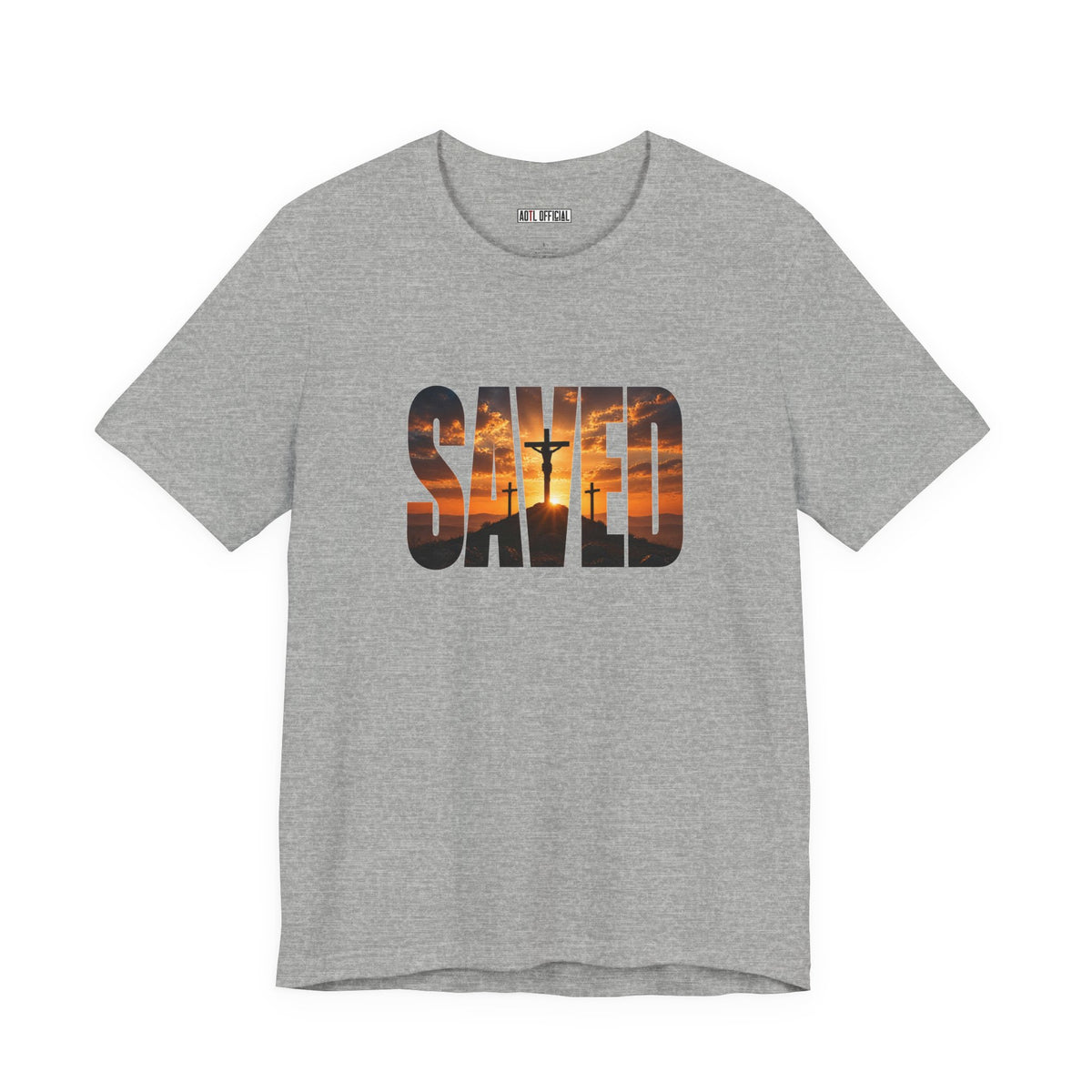 Saved — By the Cross Christian T-shirt