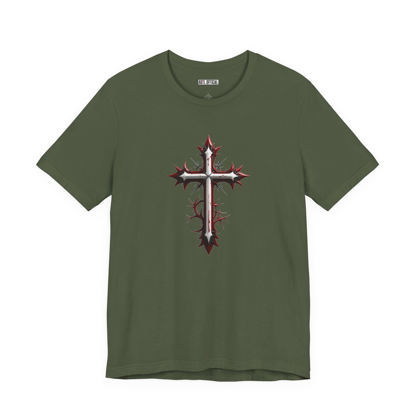 Sacrificial Redemption  Edgy Christian Unisex Short Sleeve Tee