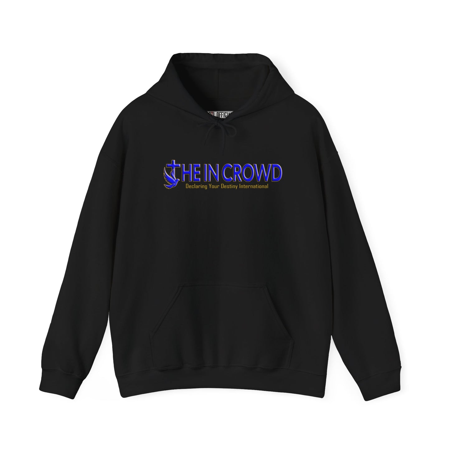 Blue and Gold The In Crowd DYD Unisex Heavy Blend™ Hooded Sweatshirt