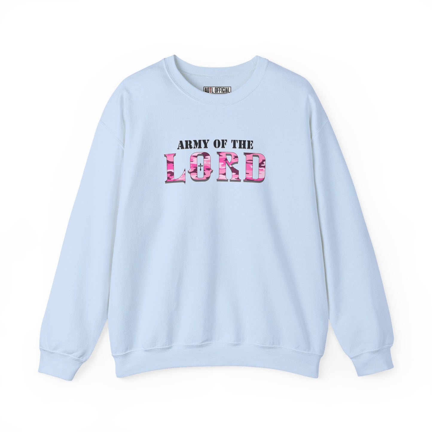 Pink Army of the Lord Unisex Heavy Blend™ Crewneck Sweatshirt