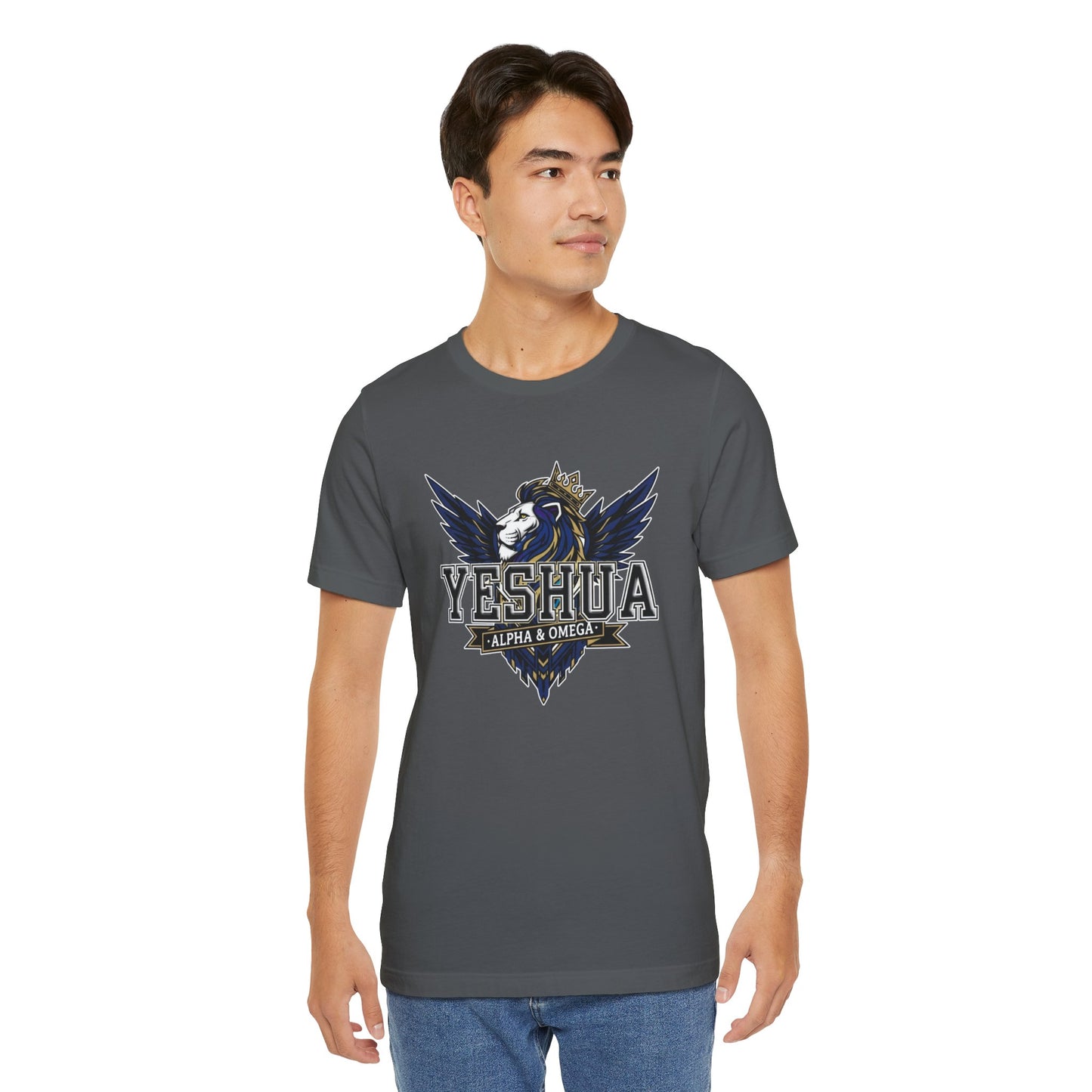 Yeshua: Lion of Judah Reigns Unisex Short Sleeve Tee