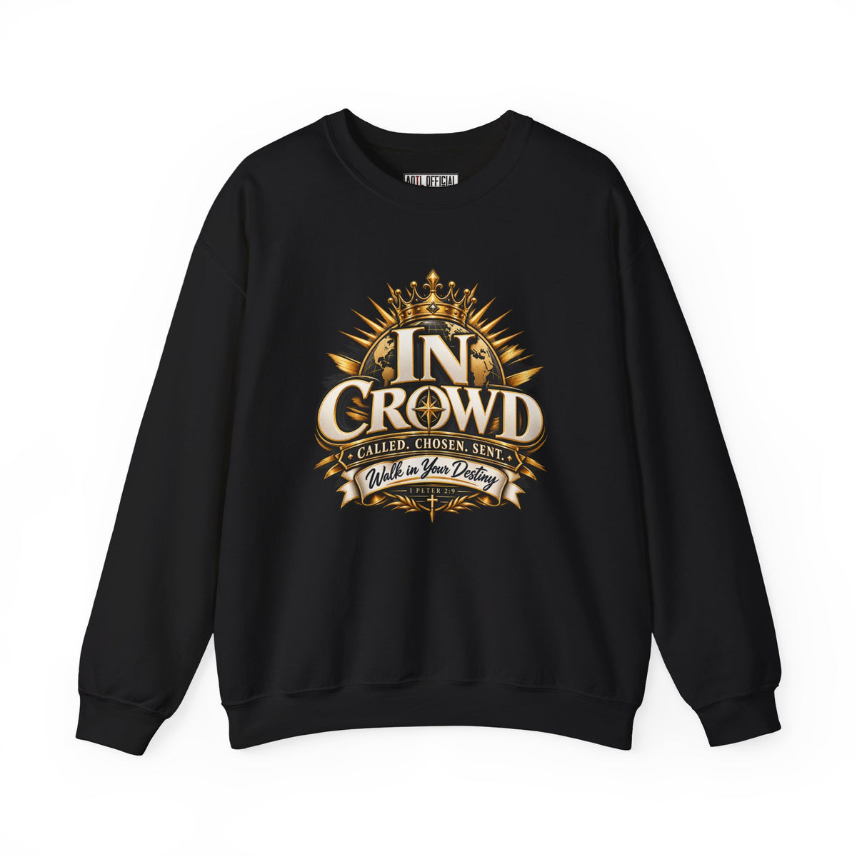 In Crowd – Called. Chosen. Sent. Christian Sweatshirt