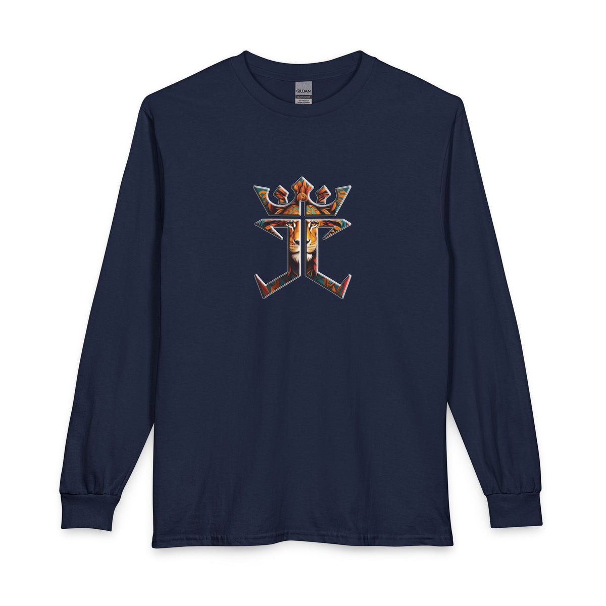 JC Lion Of Judah Logo Christian Long Sleeve Shirt