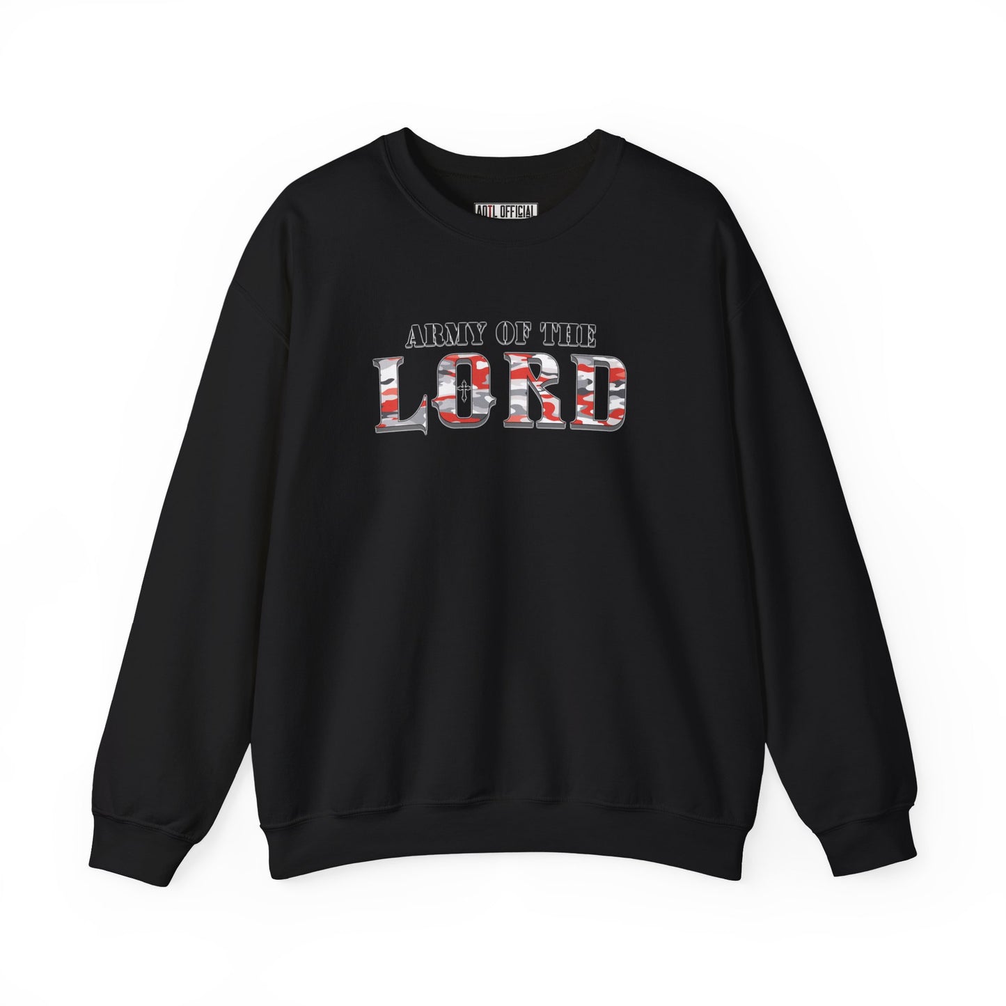 Red Camo Army of the Lord Unisex Heavy Blend™ Crewneck Sweatshirt