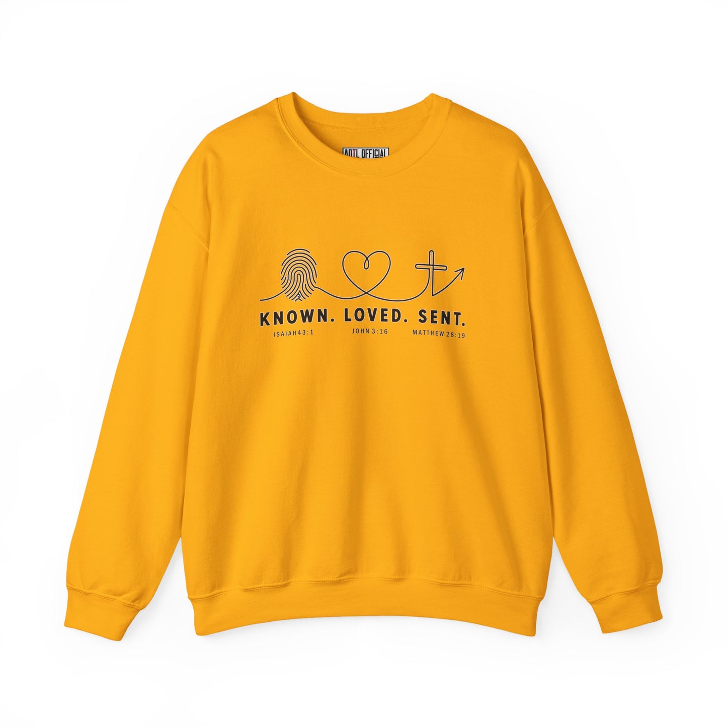 Known. Loved. Sent. Christian Sweatshirt
