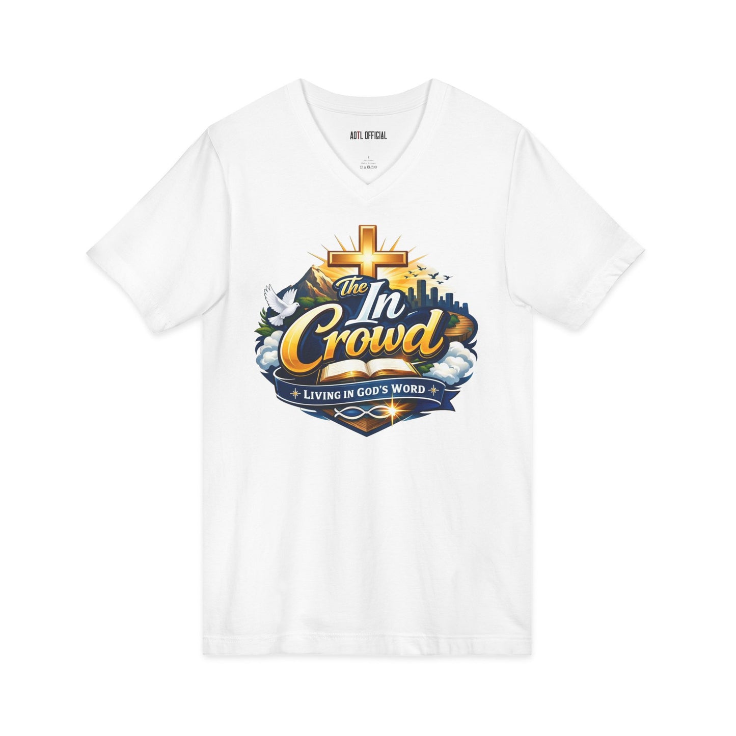 The In Crowd Christian  V-Neck Tee