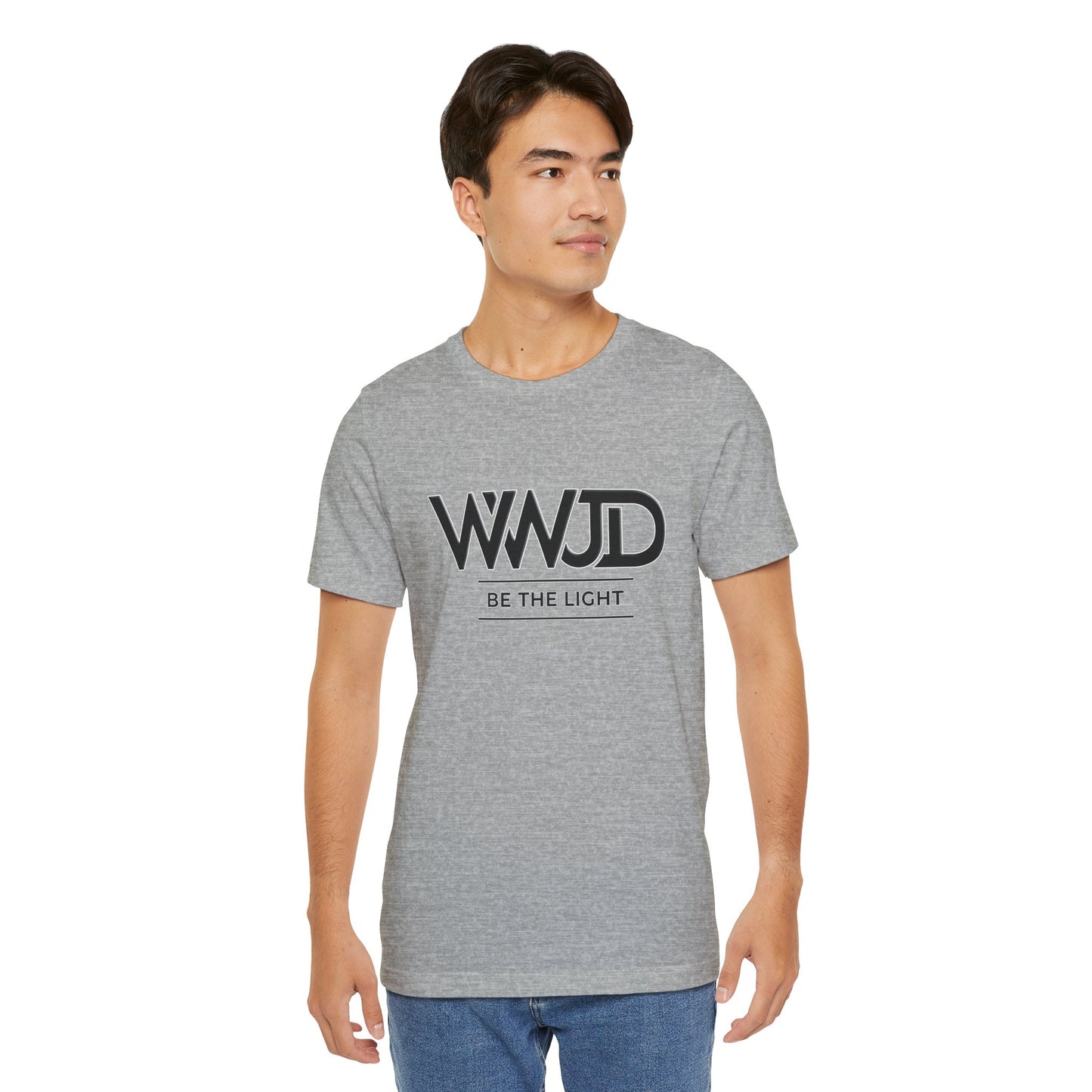 WWJD Faith Reminder Unisex Short Sleeve Tee