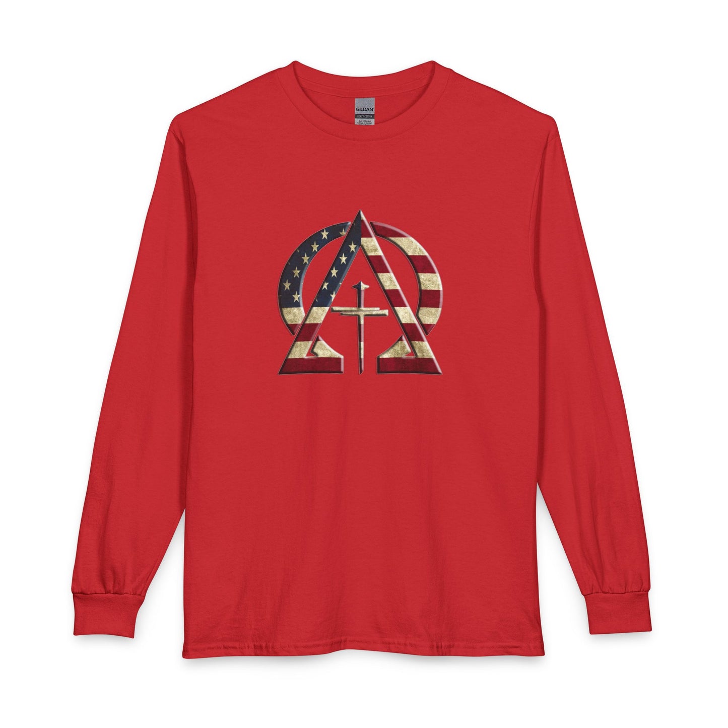 Alpha & Omega Vintage USA Christian Long Sleeve Shirt