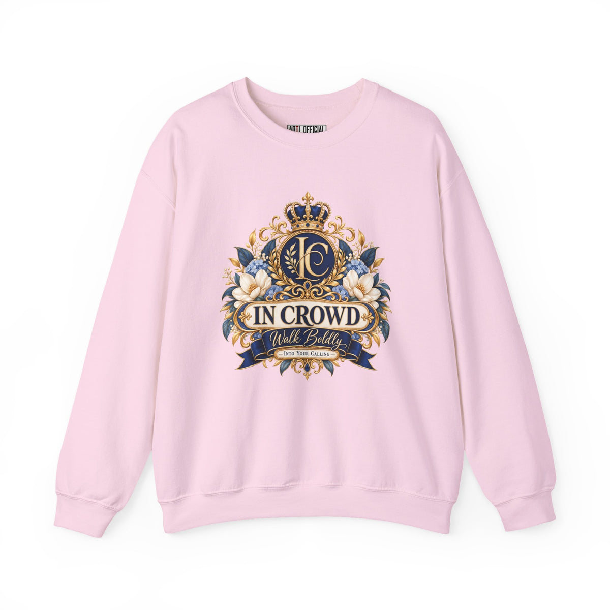 In Crowd – Walk Boldly Christian Sweatshirt