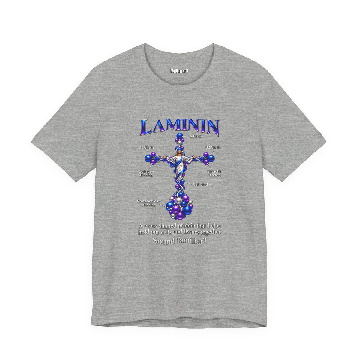 LAMININ Cross Design – Christian T-shirt