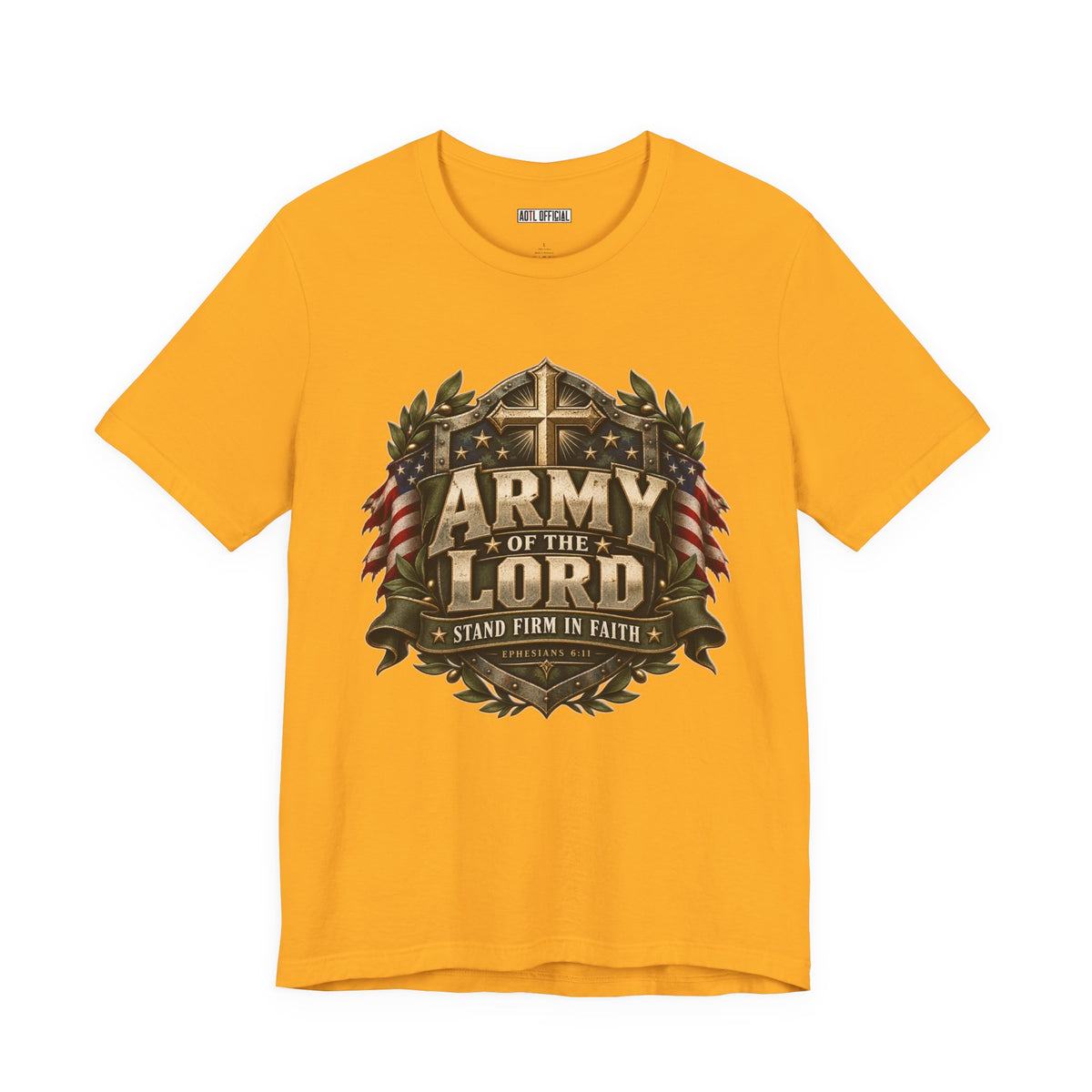 Army of the Lord — Stand Firm in Faith Christian T-shirt