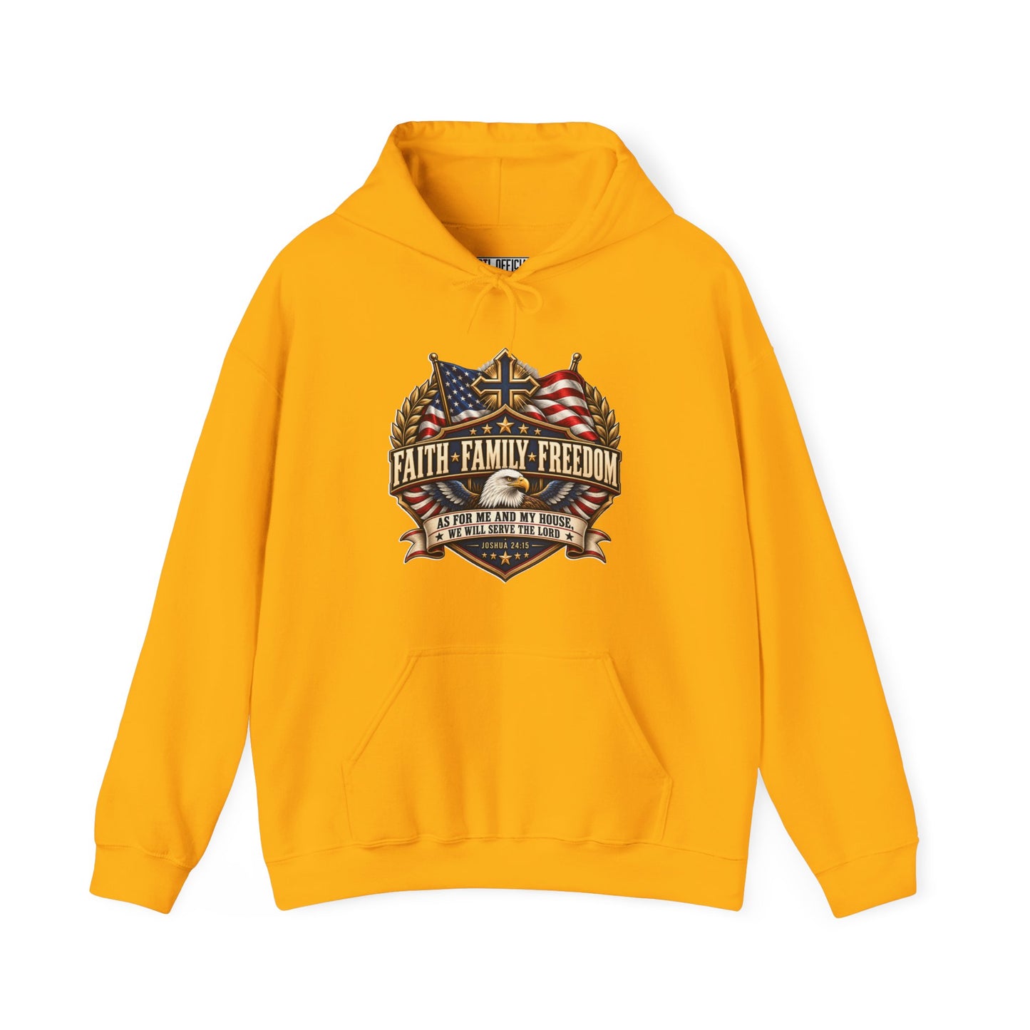 Faith. Family. Freedom. Christian Hoodie