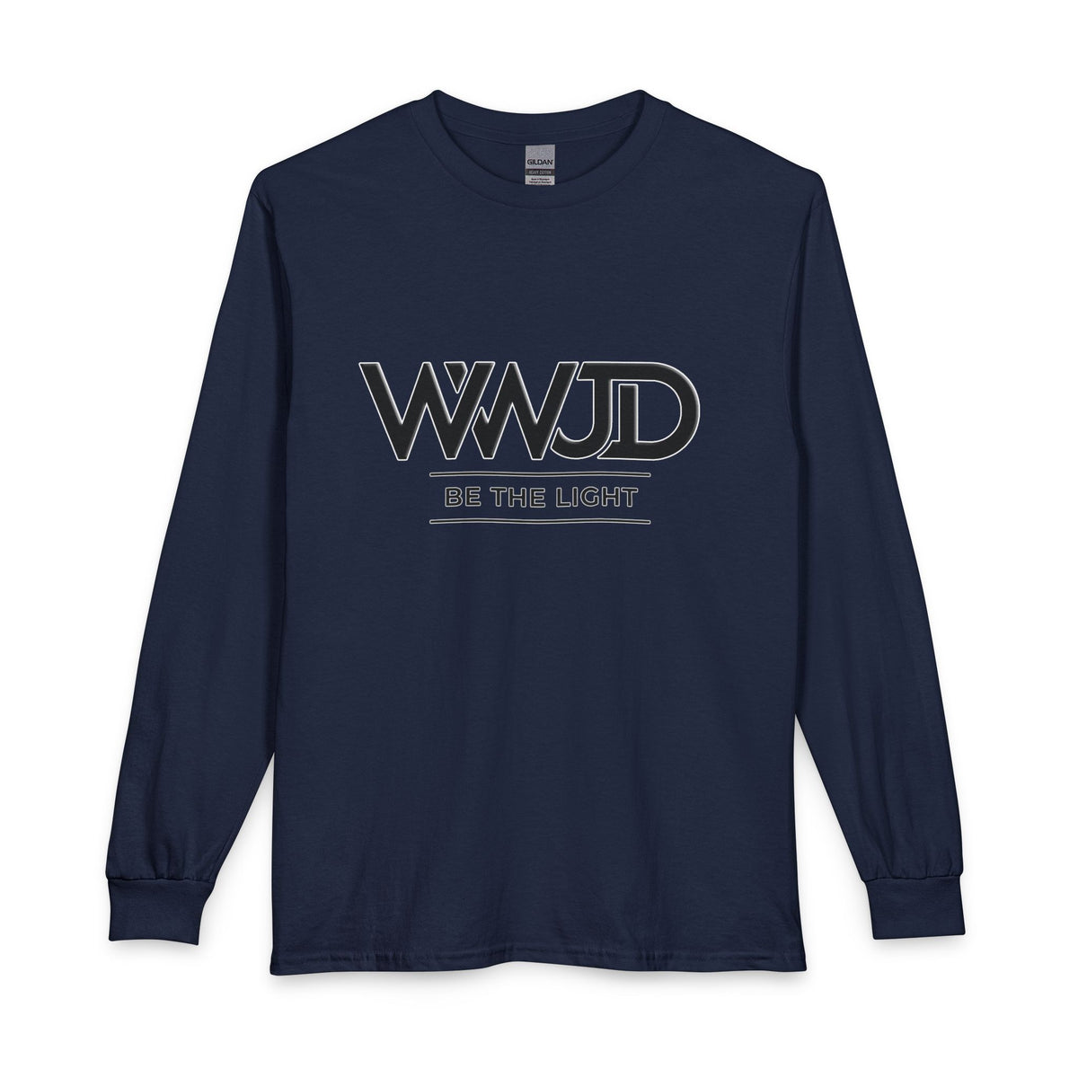 WWJD Faith Reminder Christian Long Sleeve Shirt