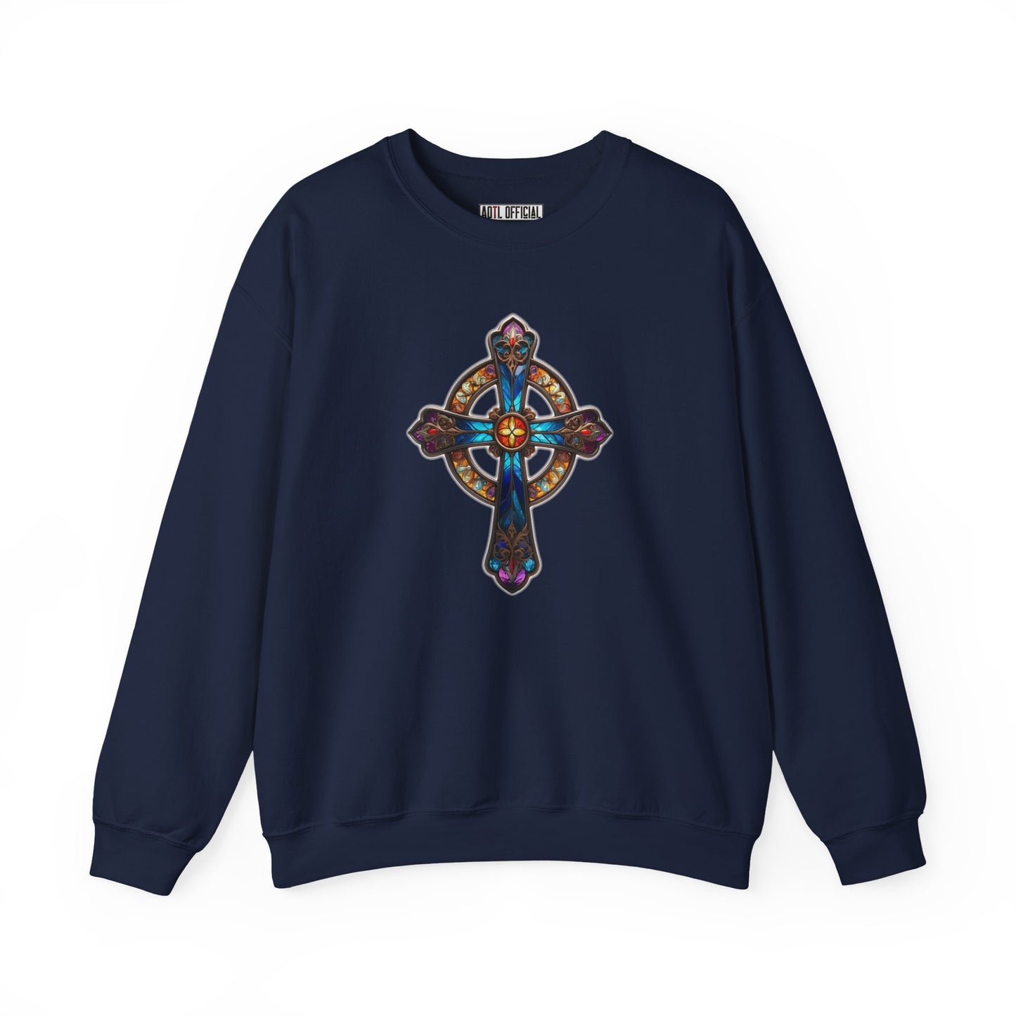 Radiant Cross Unisex Heavy Blend™ Crewneck Sweatshirt