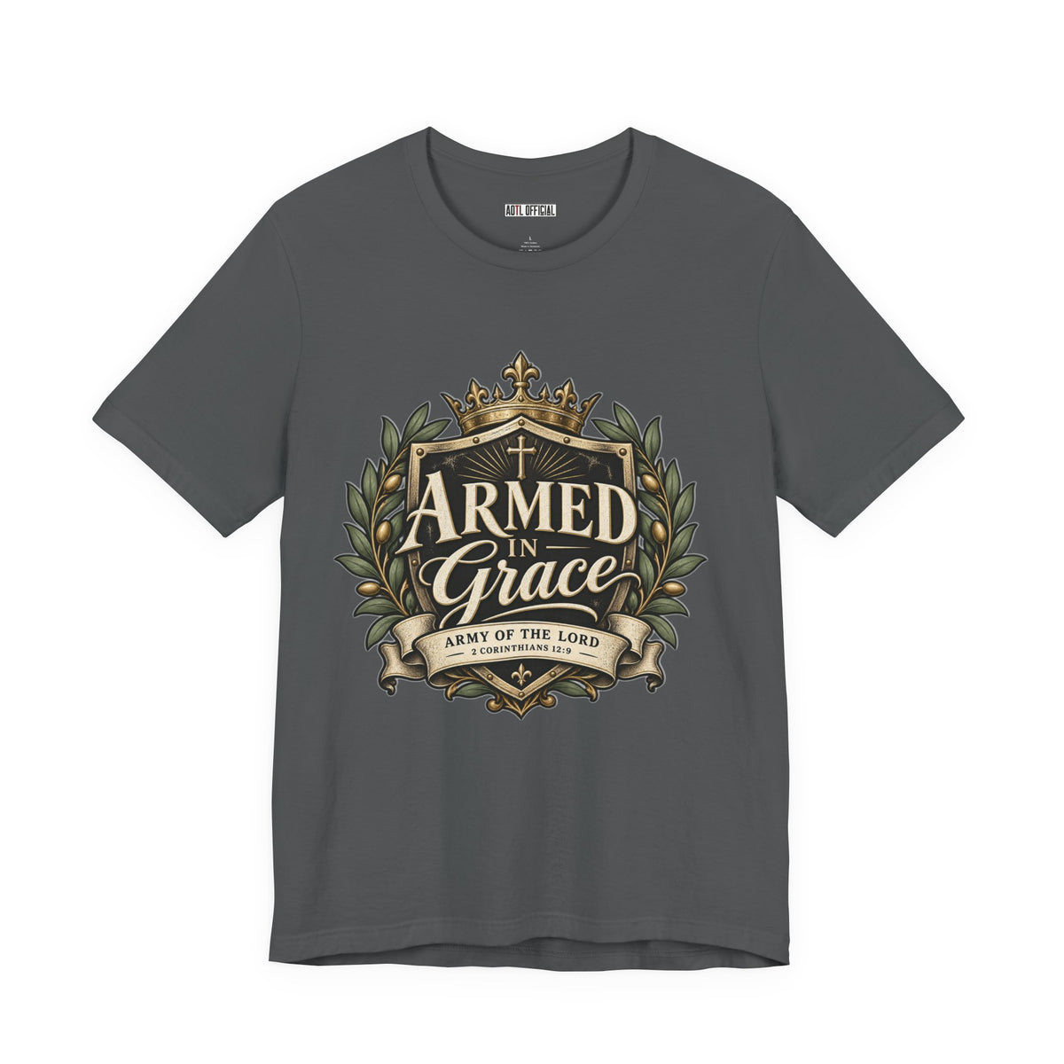 Army of the Lord — Armed in Grace Christian T-shirt