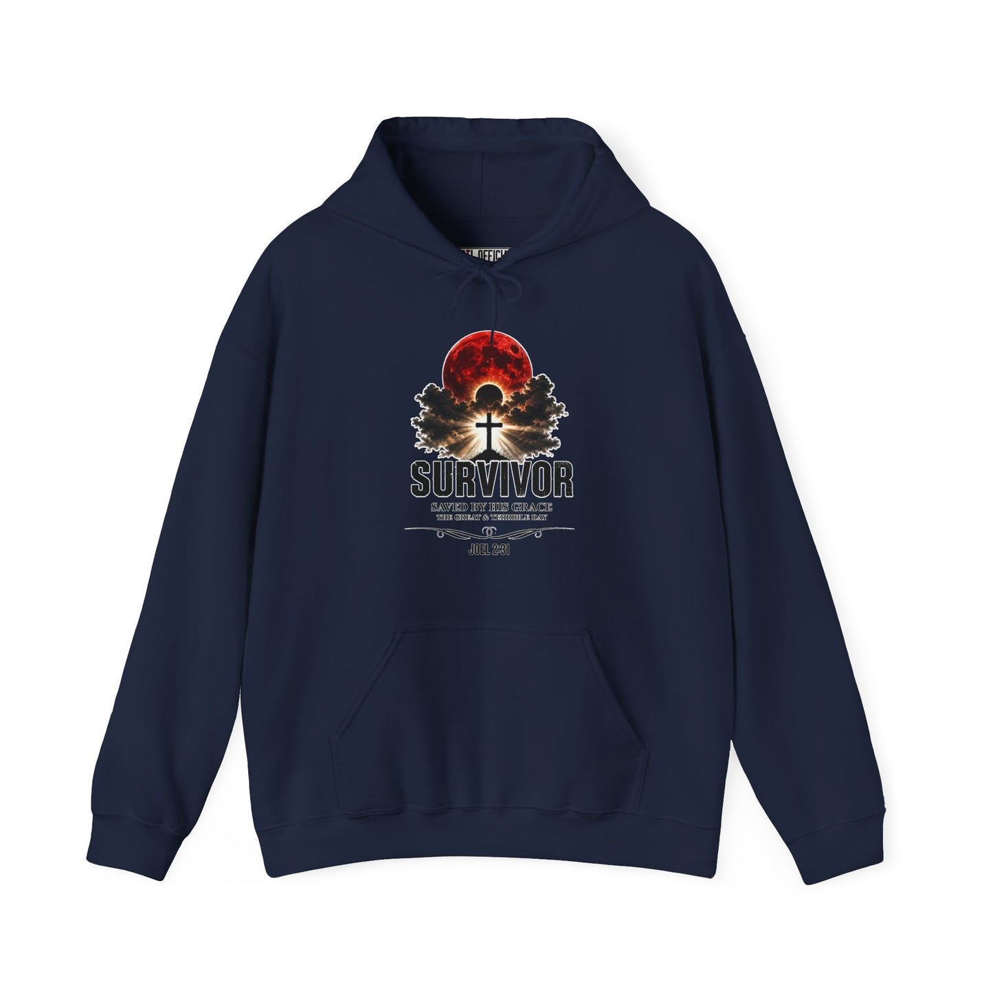 Survivor - Saved by His Grace (Joel 2:31) Christian Hoodie