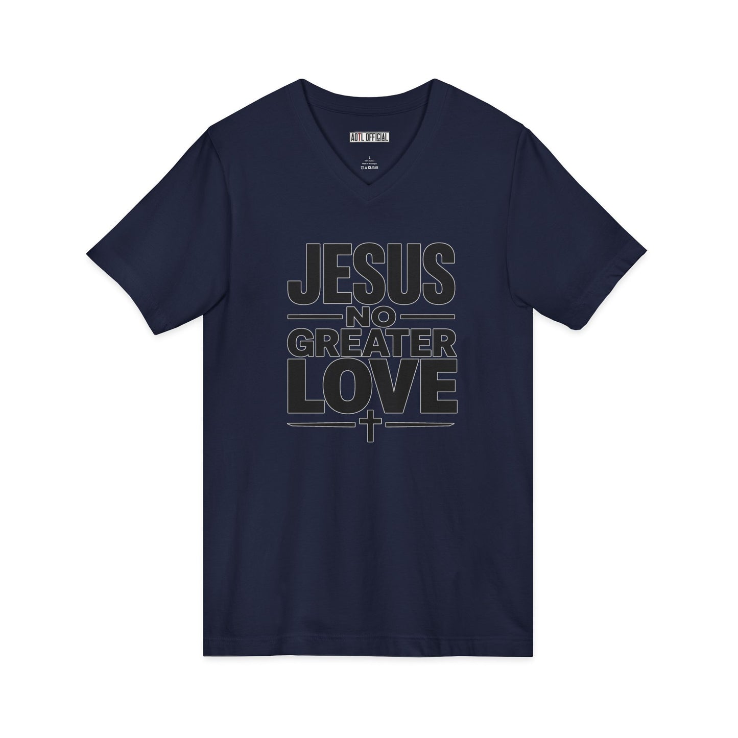No Greater Love V-Neck Tee