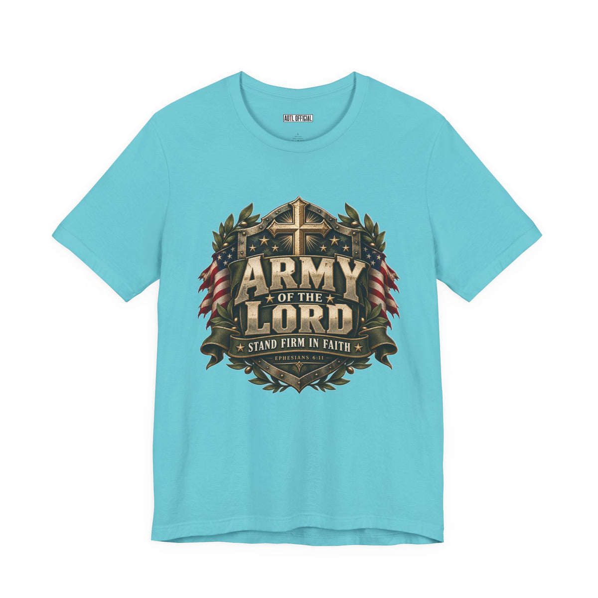 Army of the Lord — Stand Firm in Faith Christian T-shirt