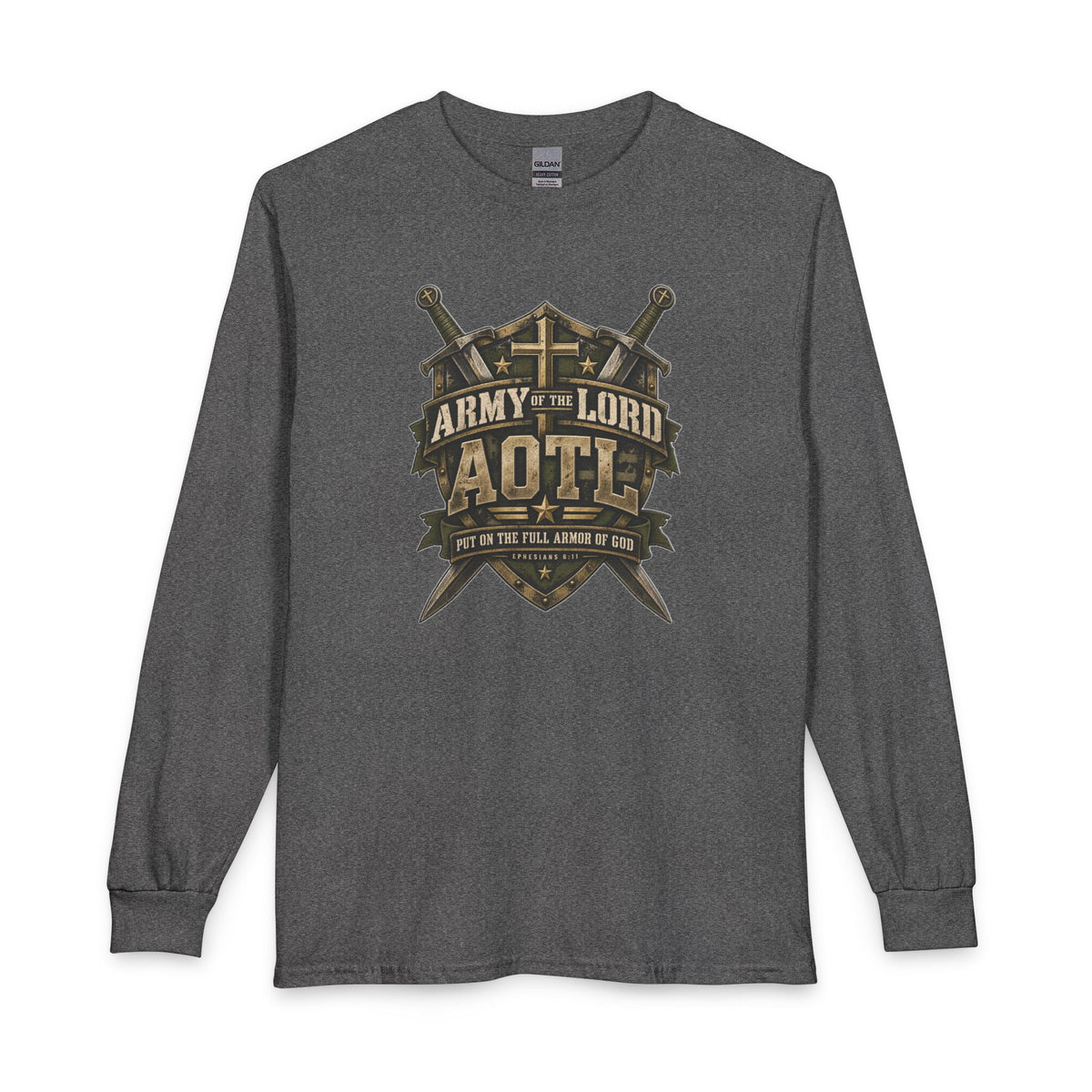 AOTL — Full Armor of God Christian Long Sleeve Shirt