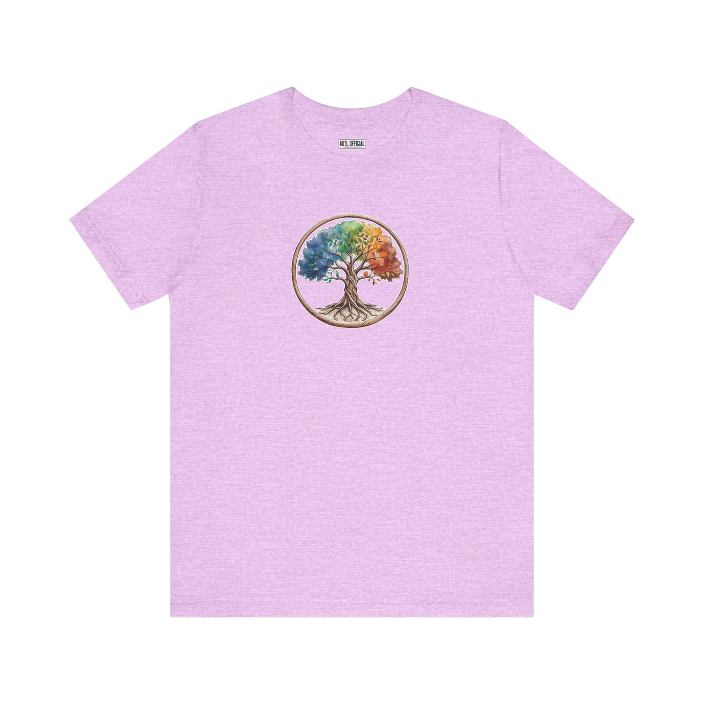 Colorful Tree Of Life Unisex Short Sleeve Tee