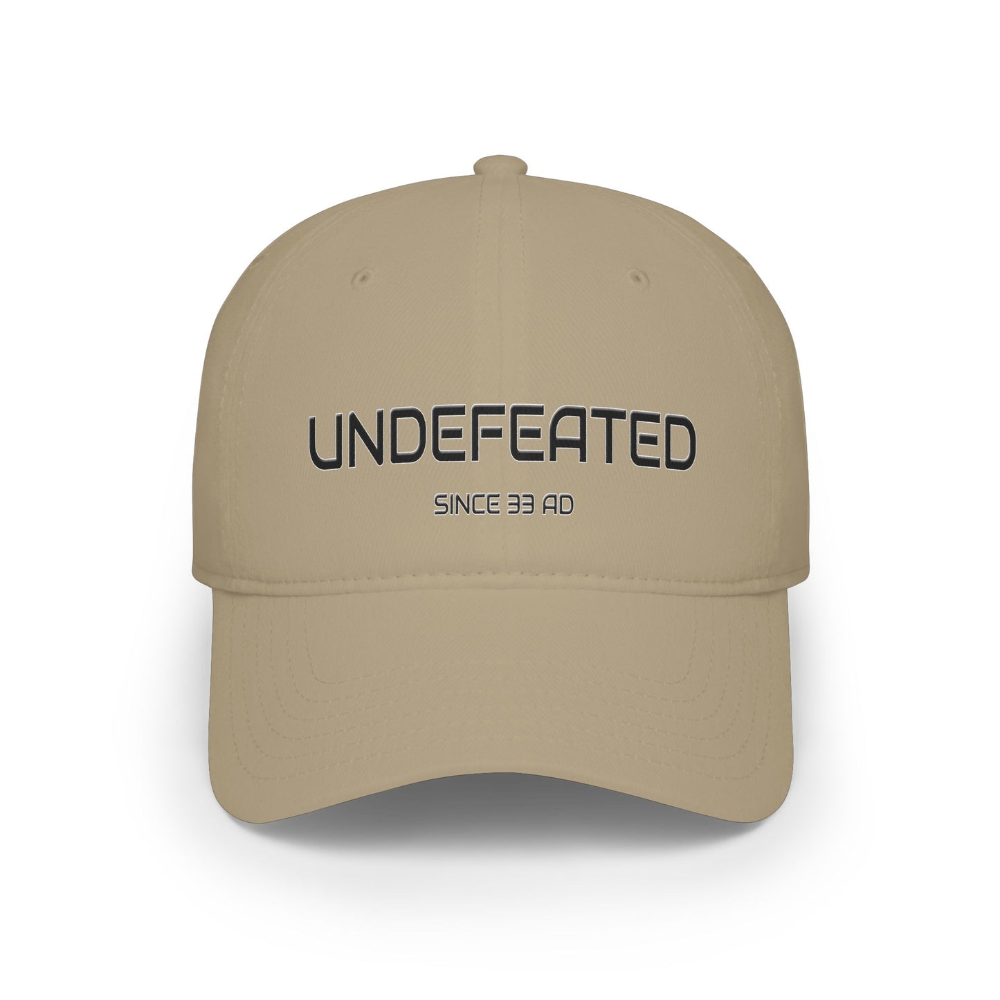 Undefeated Since 33 AD Christian Baseball Cap