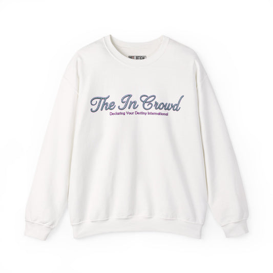 The In Crowd Gemstone print in Lilac & Teal Unisex Heavy Blend™ Crewneck Sweatshirt