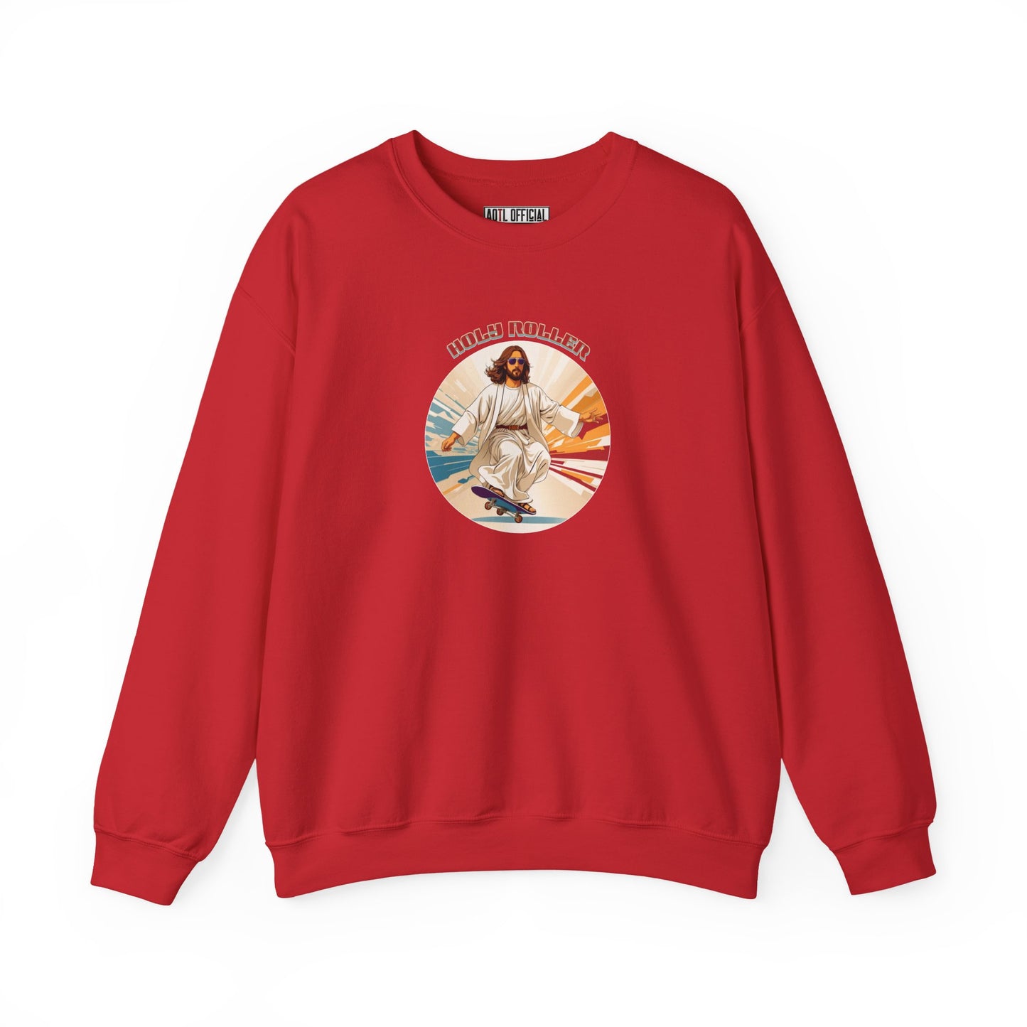 Holy Roller Jesus Unisex Heavy Blend™ Crewneck Sweatshirt