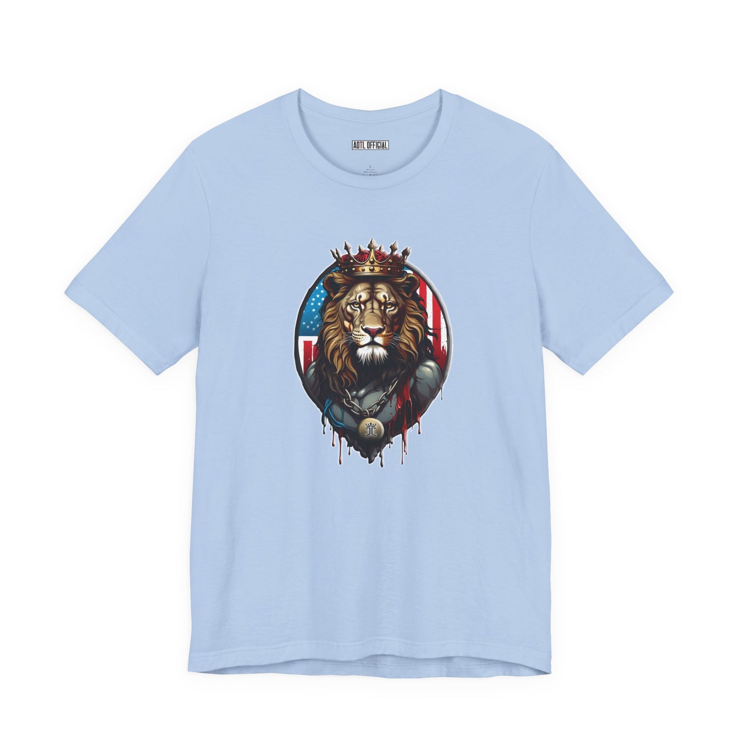 Royal Majesty: Lion of Judah Crowned  Unisex Short Sleeve Tee
