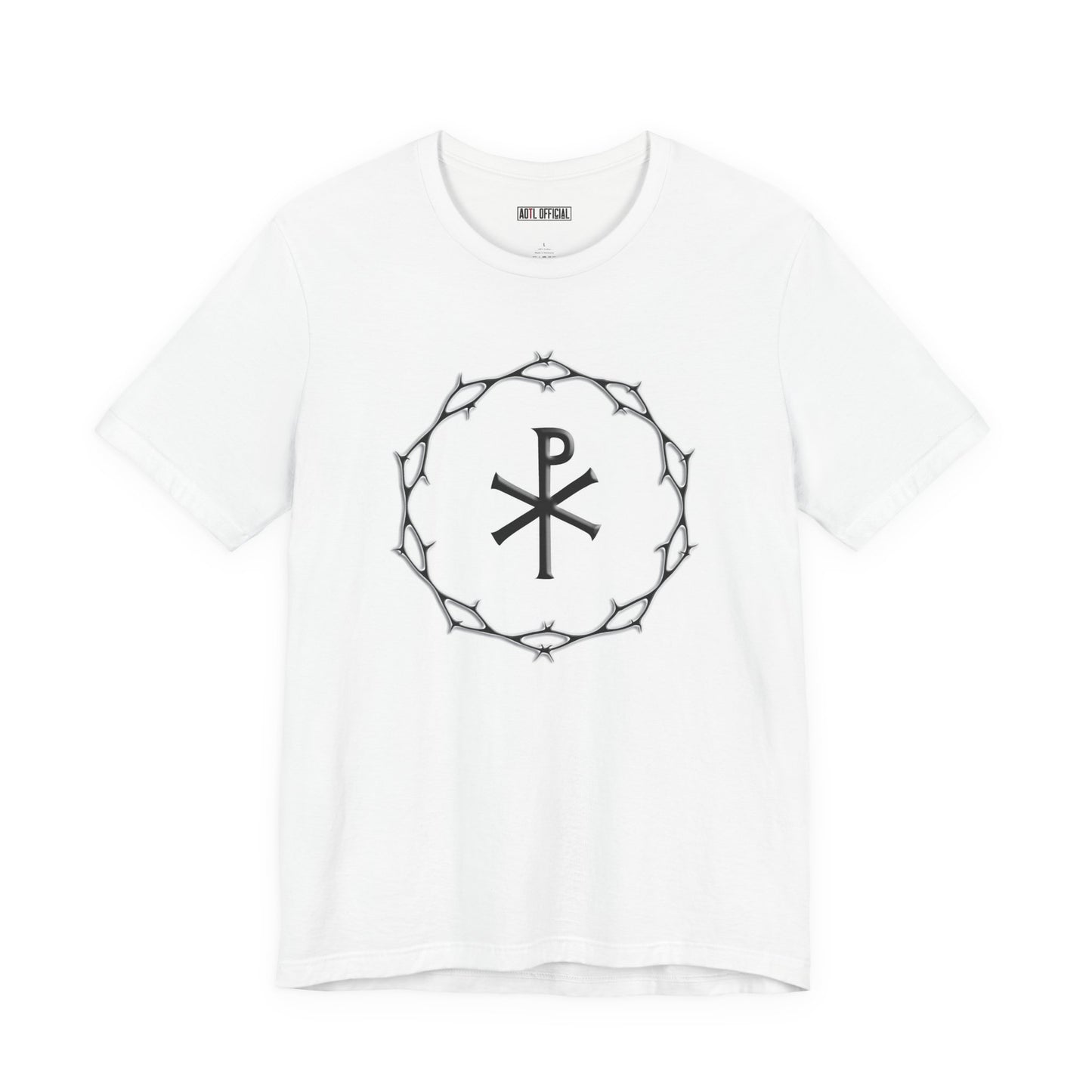 Circle of Thorns & Chi-Rho Unisex Jersey Short Sleeve Tee