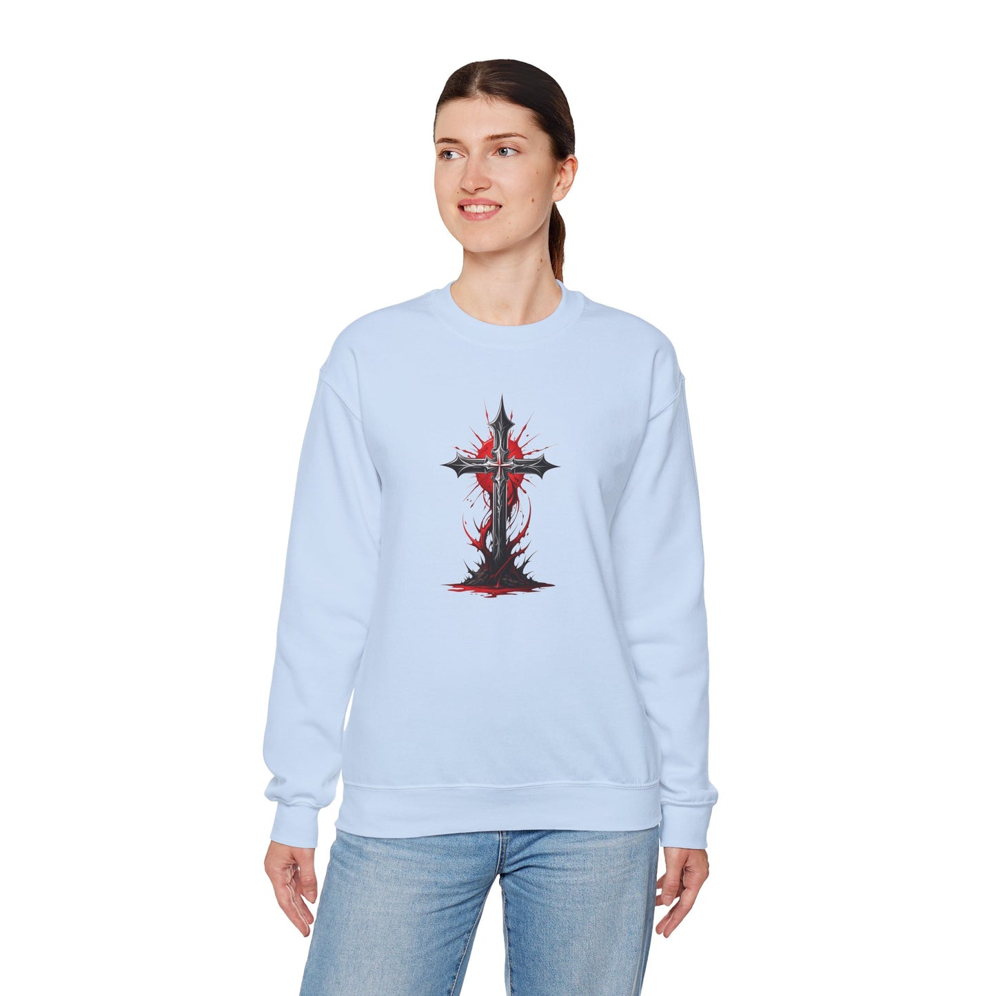 Sanguine Salvation Unisex Heavy Blend™ Crewneck Sweatshirt