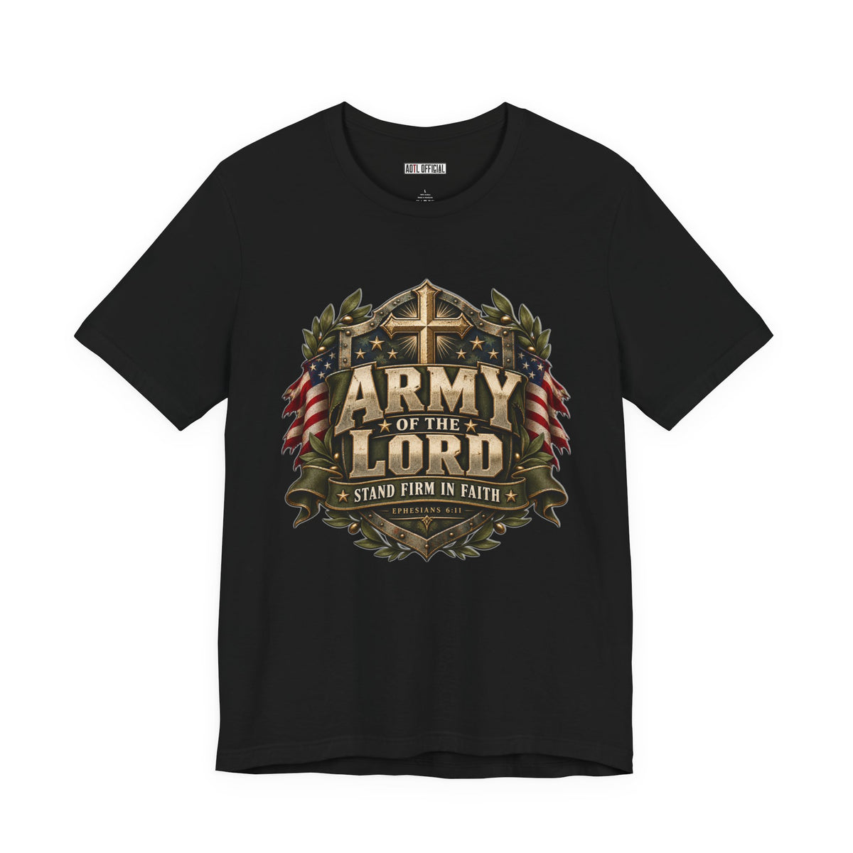 Army of the Lord — Stand Firm in Faith Christian T-shirt