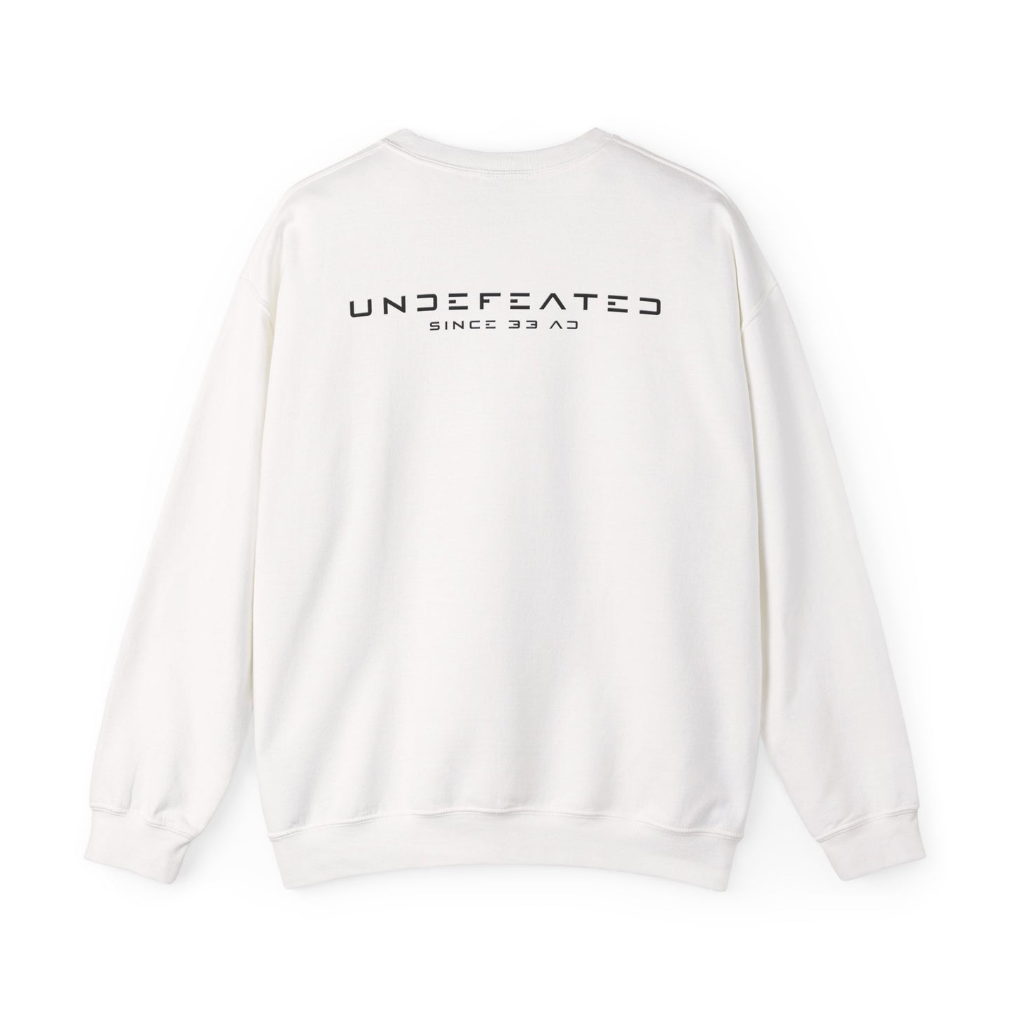 Team Jesus Modern Script, Undefeated Since 33 AD Heavy Blend™ Crewneck Sweatshirt