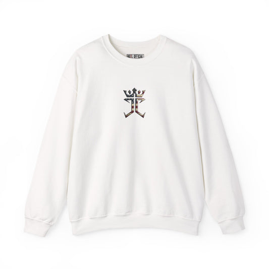 Jesus Christ is King of the USA Vintage Unisex Heavy Blend™ Crewneck Sweatshirt