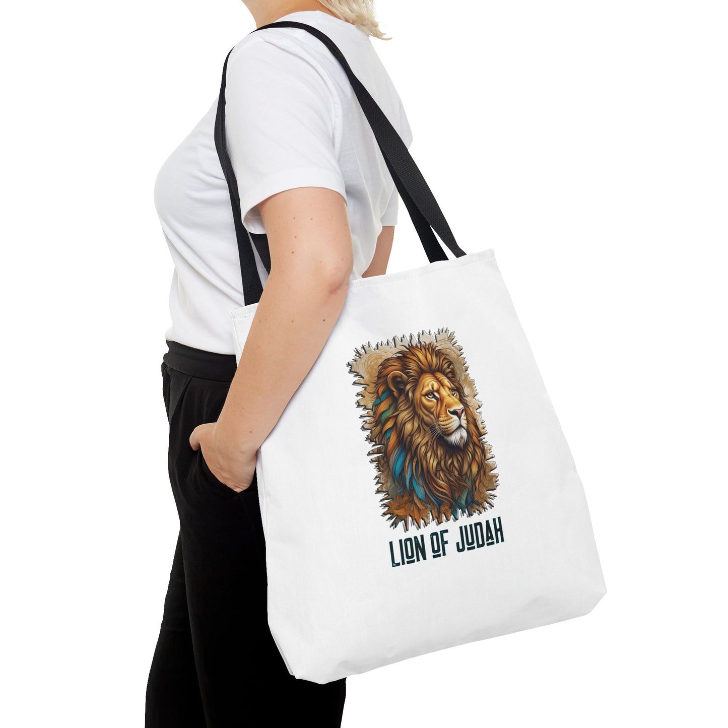 Divine King Lion Of Judah Christian Tote bag