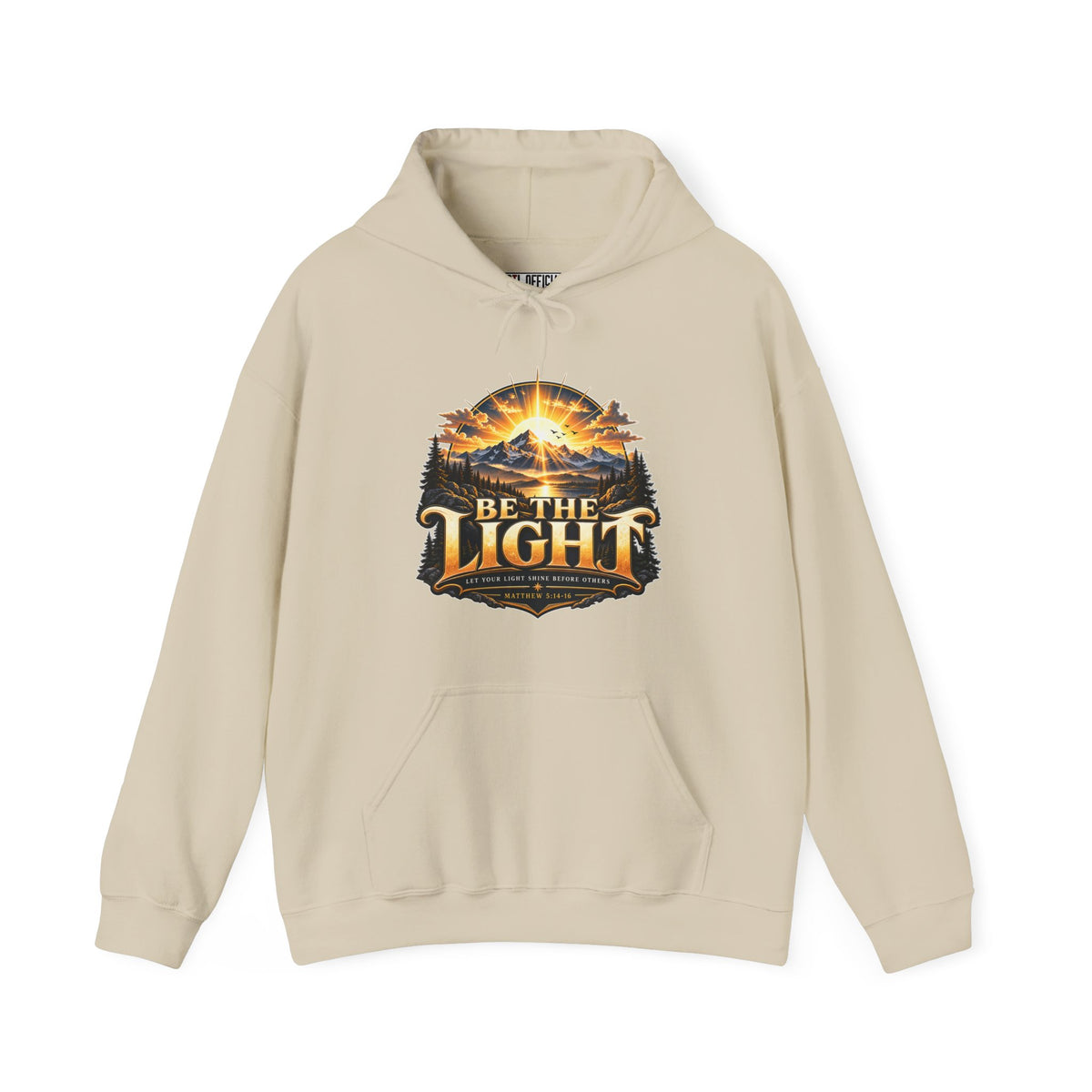 Be the Light – Matthew 5:14-16 Christian Mountain Design Christian Hoodie