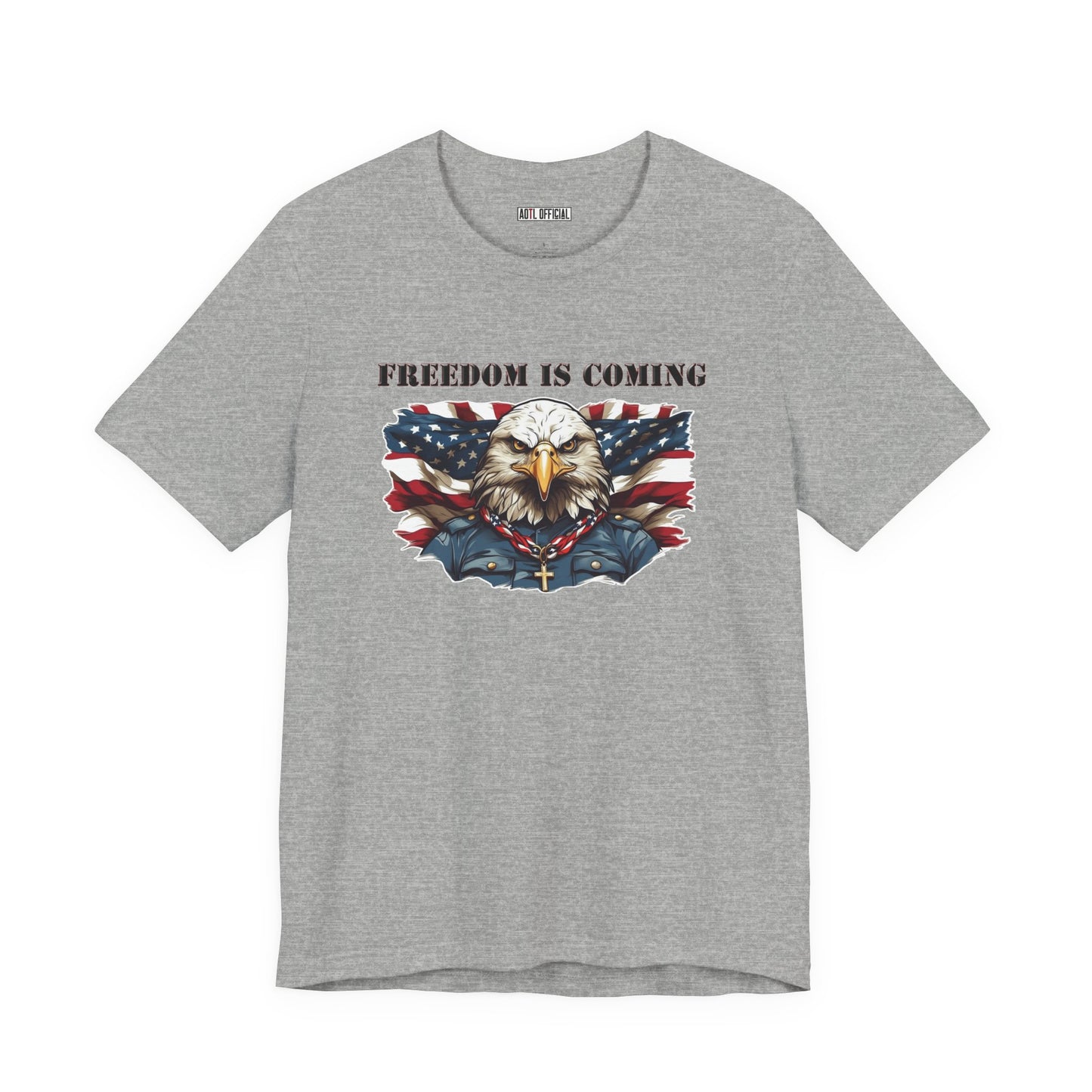 Freedom Is Coming Christian Patriotic Design