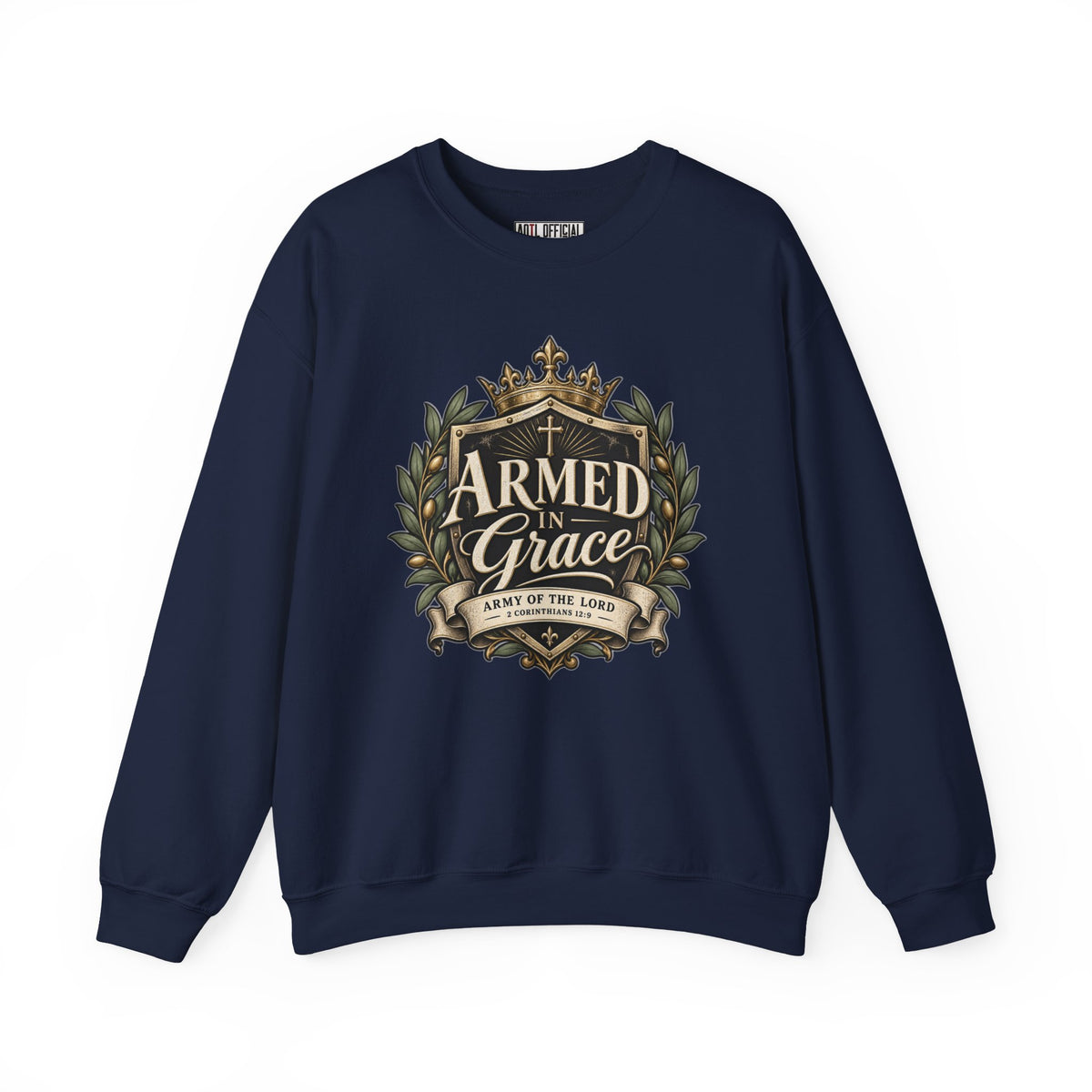 Army of the Lord — Armed in Grace Christian Sweatshirt