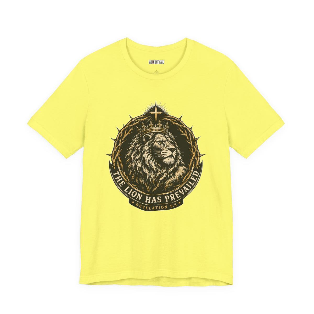 Lion of Judah — The Lion Has Prevailed Christian T-shirt
