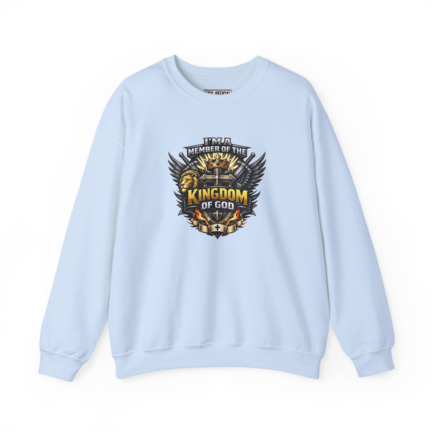 Bold & Warrior-Driven Member of the Kingdom of God Unisex Heavy Blend™ Crewneck Sweatshirt