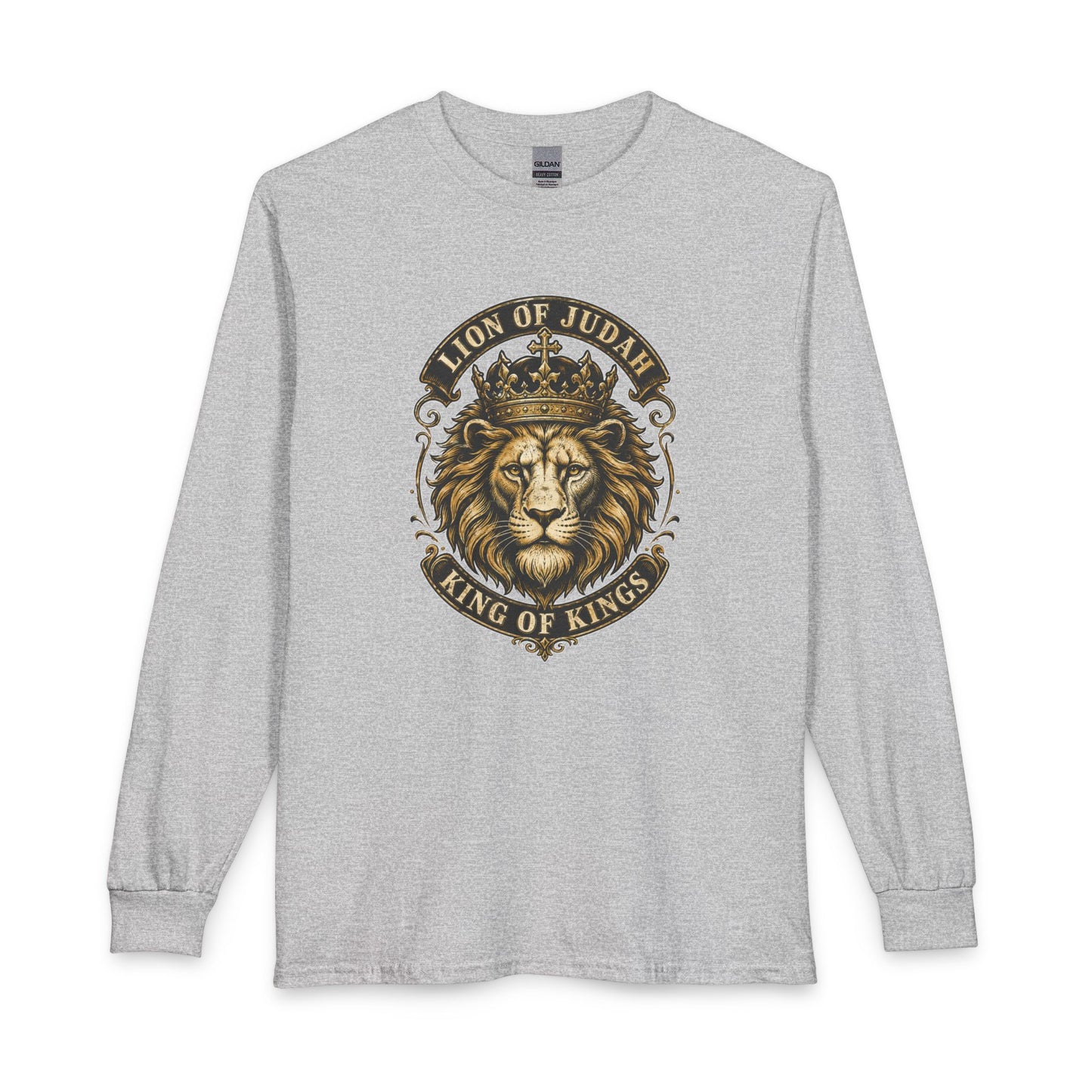 Lion of Judah – King of Kings Christian Long Sleeve Shirt