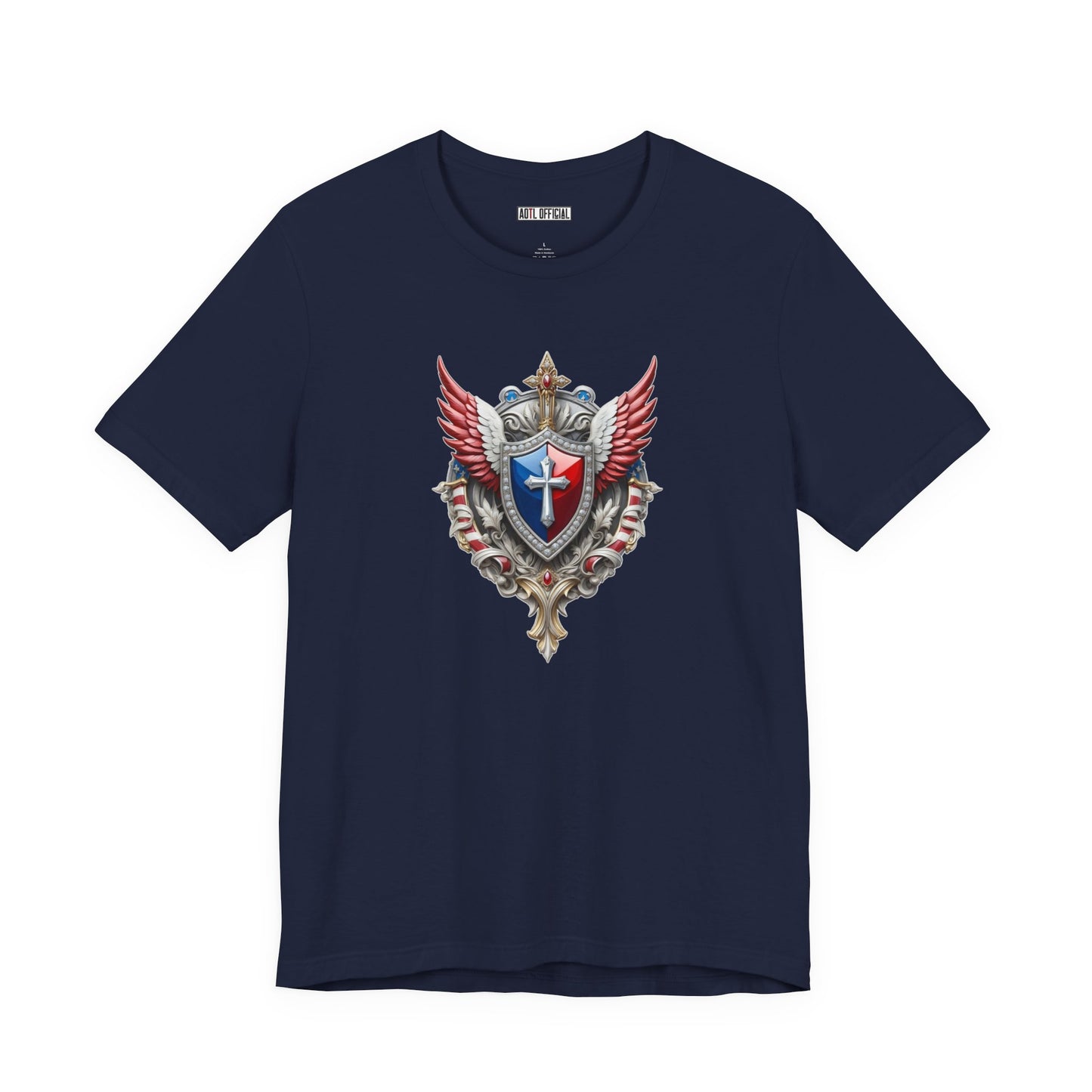 Celestial Heritage Christian Patriotic Unisex Short Sleeve Tee