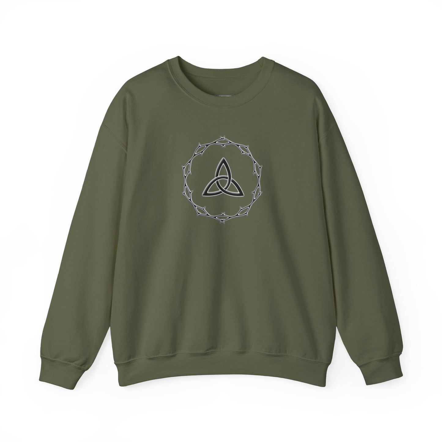Circle of Thorns & Trinity Knot Unisex Heavy Blend™ Crewneck Sweatshirt