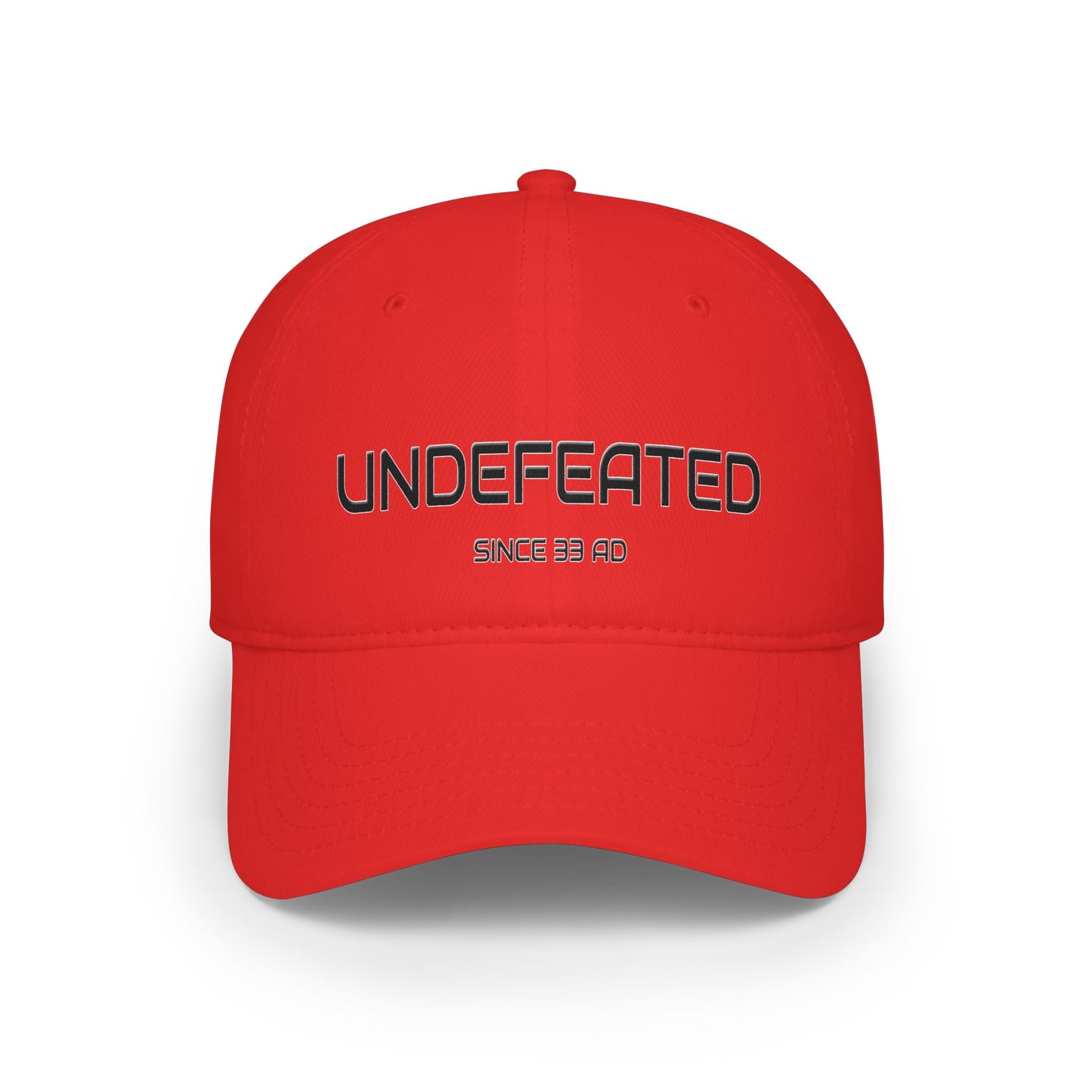 Undefeated Since 33 AD Christian Baseball Cap