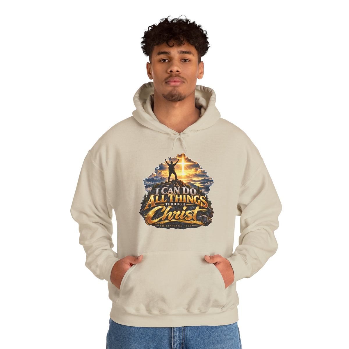 I Can Do All Things Through Christ – Philippians 4:13 Victory Design Christian Hoodie