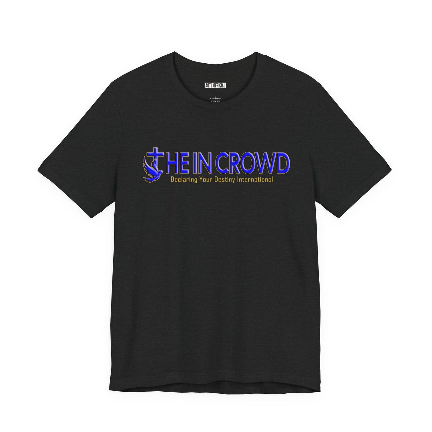 The In Crowd Blue & Gold logo t-shirt