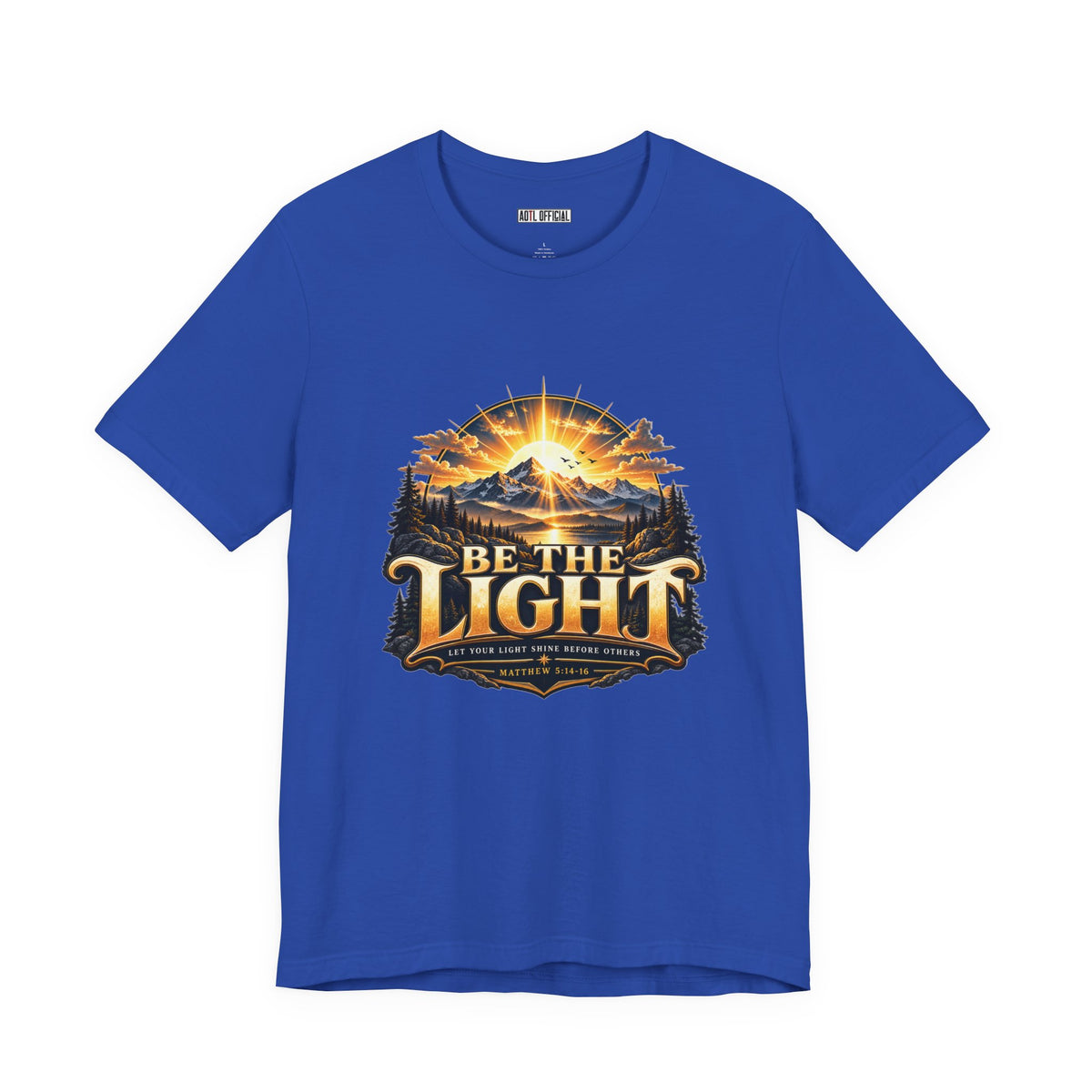 Be the Light – Matthew 5:14-16 Christian T-shirt