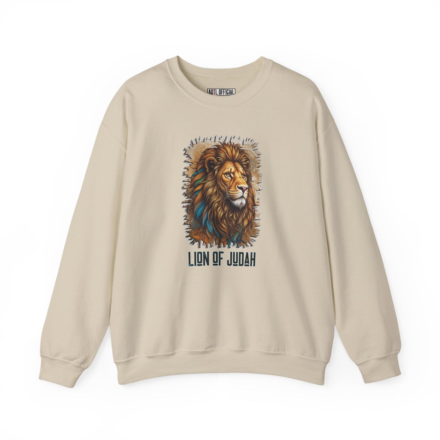 Divine King  Lion of Judah  Unisex Heavy Blend™ Crewneck Sweatshirt