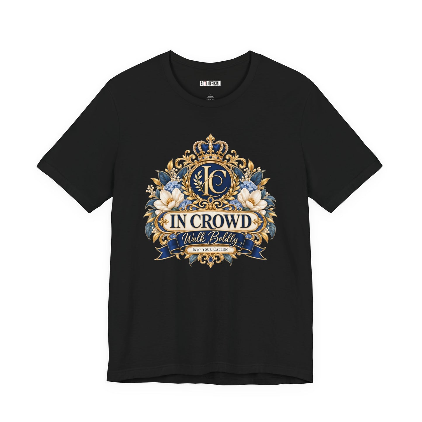 In Crowd – Walk Boldly Christian T-shirt