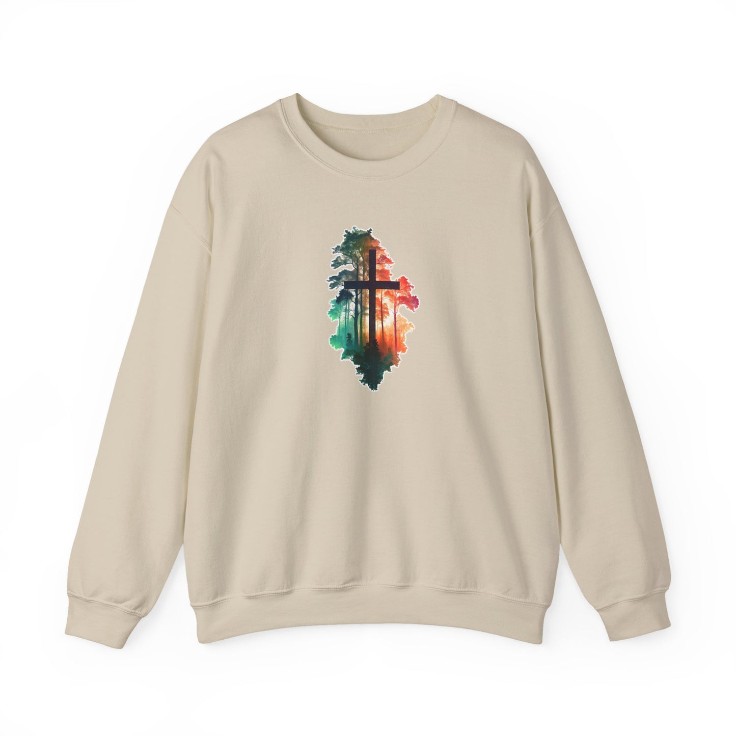 Cross in the Wilderness Unisex Heavy Blend™ Crewneck Sweatshirt